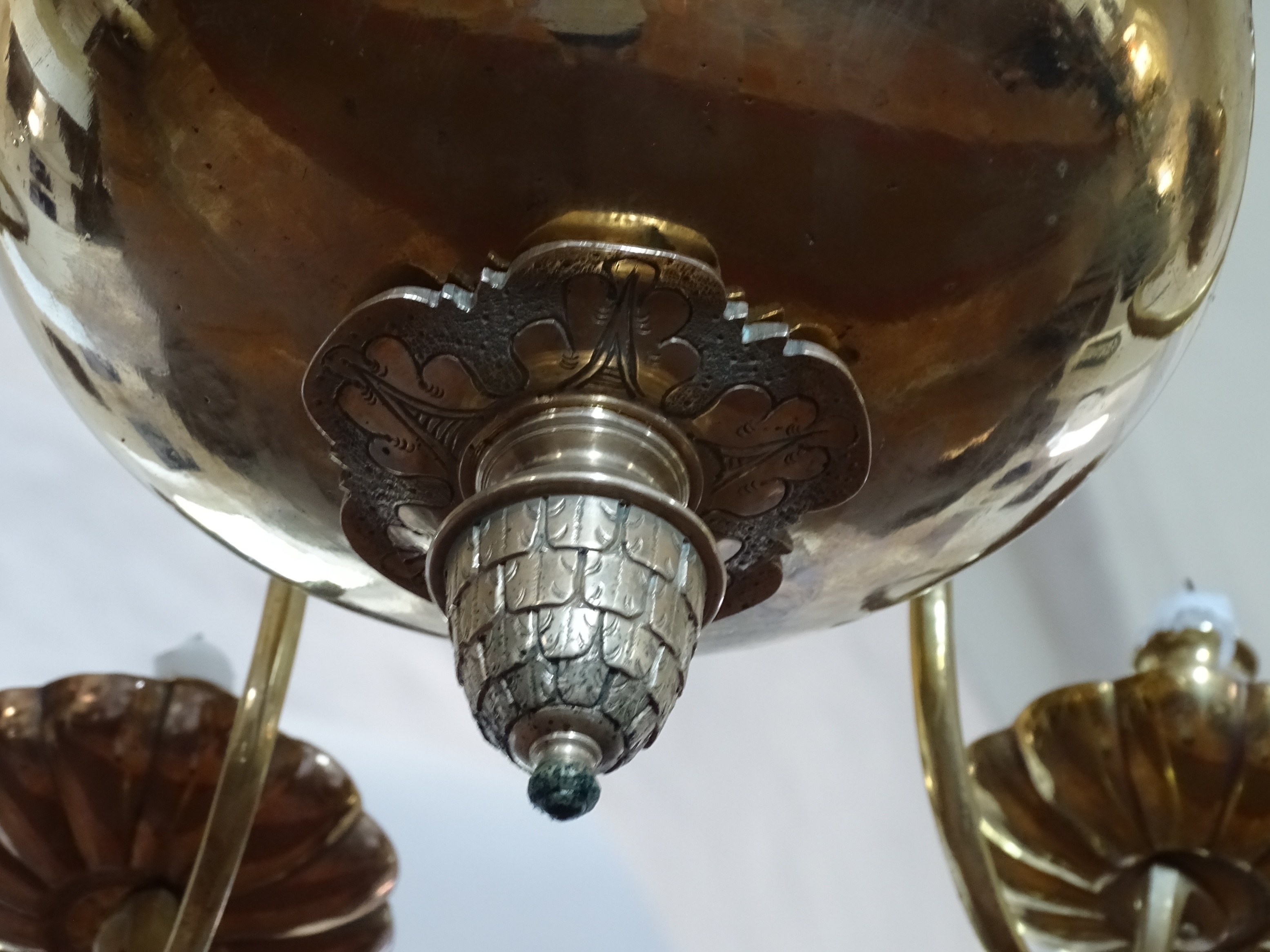 Fragment of the chandelier, 2nd half of 17th c.,  Nurme Evangelical Lutheran Church. Photo by Alantė Valtaitė-Gagač, 2021