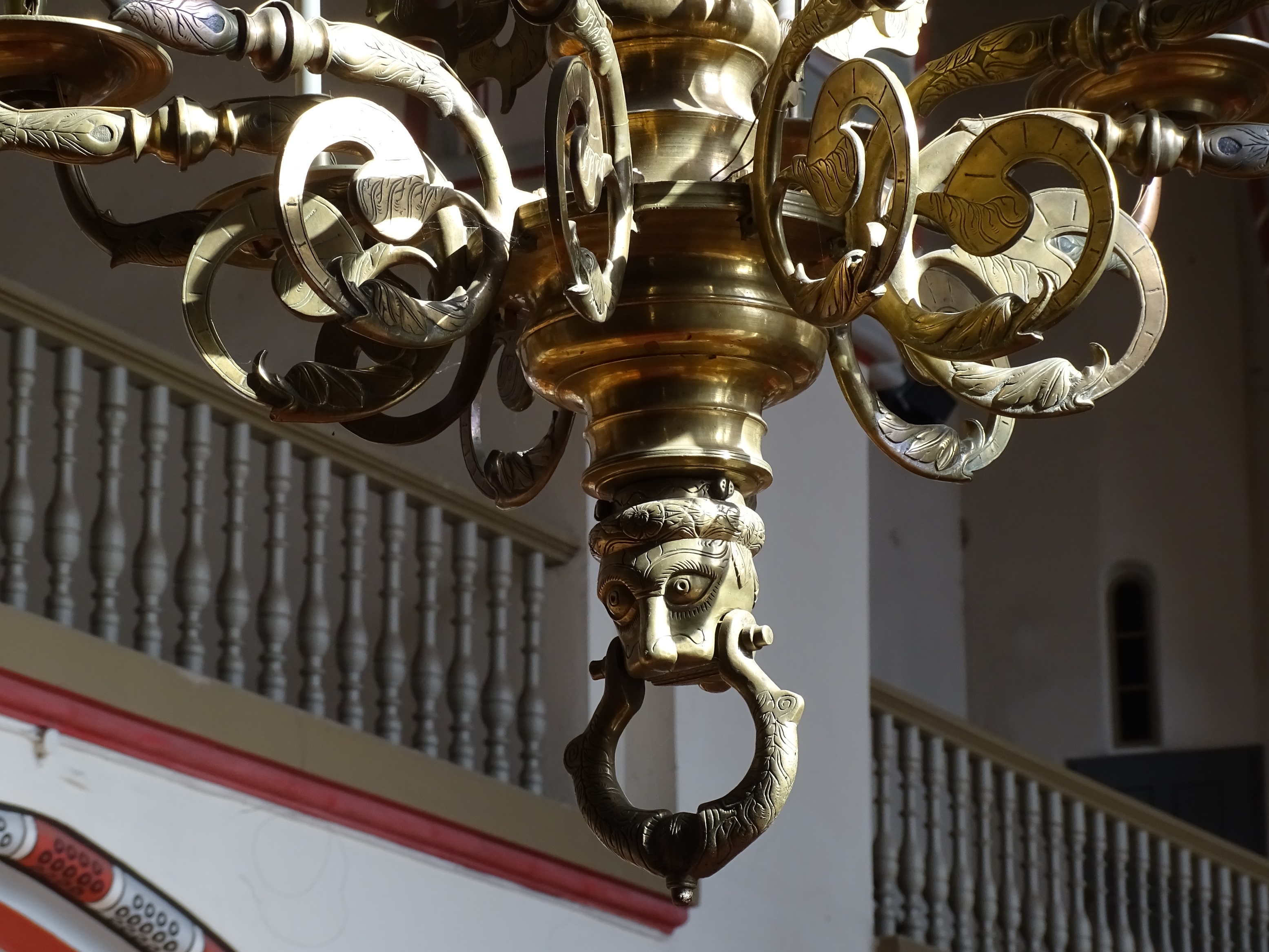 Fragment of the chandelier, 1666, Riga St. John's Evangelical Lutheran Church. Photo by Alantė Valtaitė-Gagač, 2022