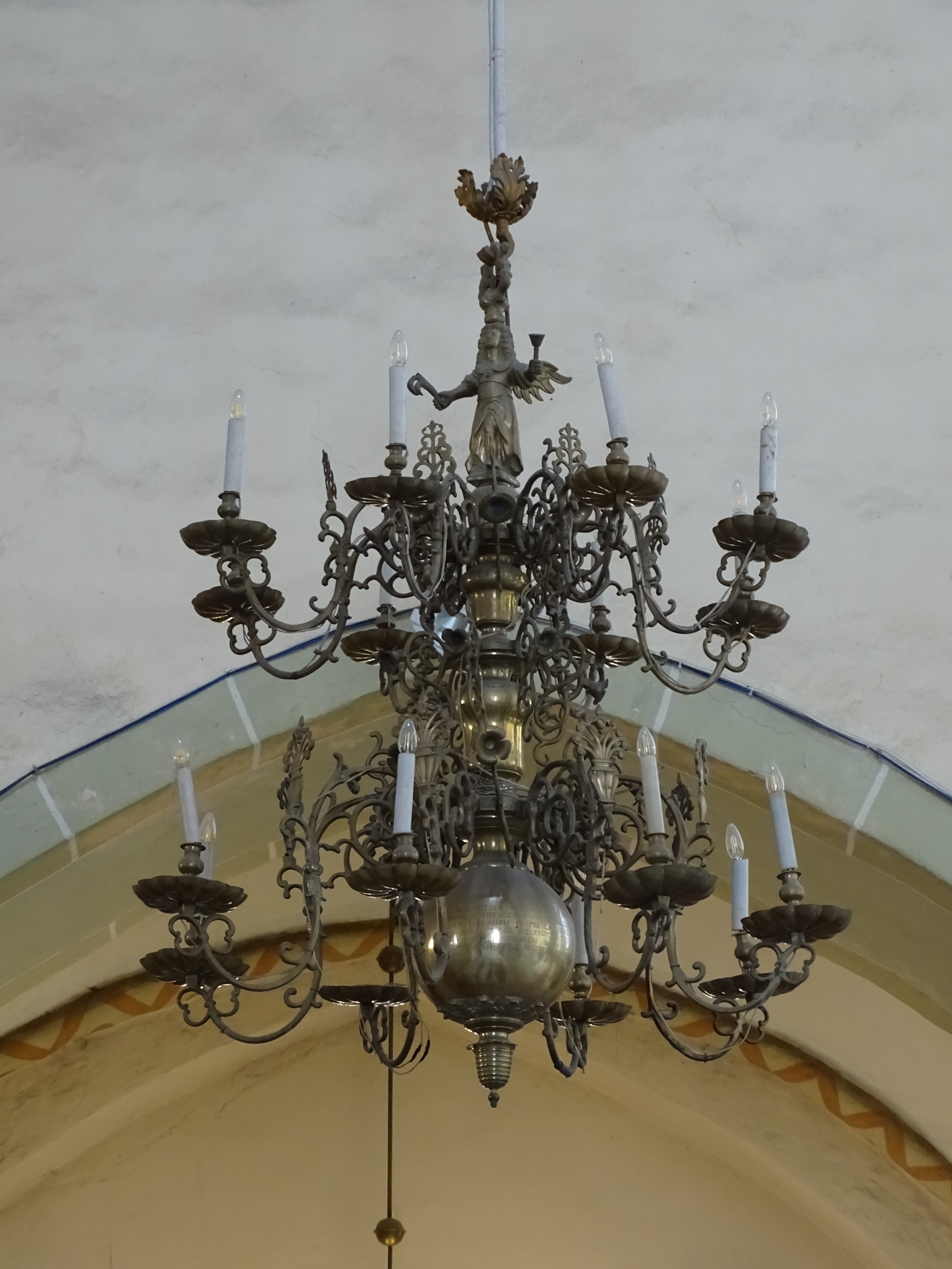 Chandelier, 1744, Cesis St. John's Evangelical Lutheran Church. Photo by Alantė Valtaitė-Gagač , 2021