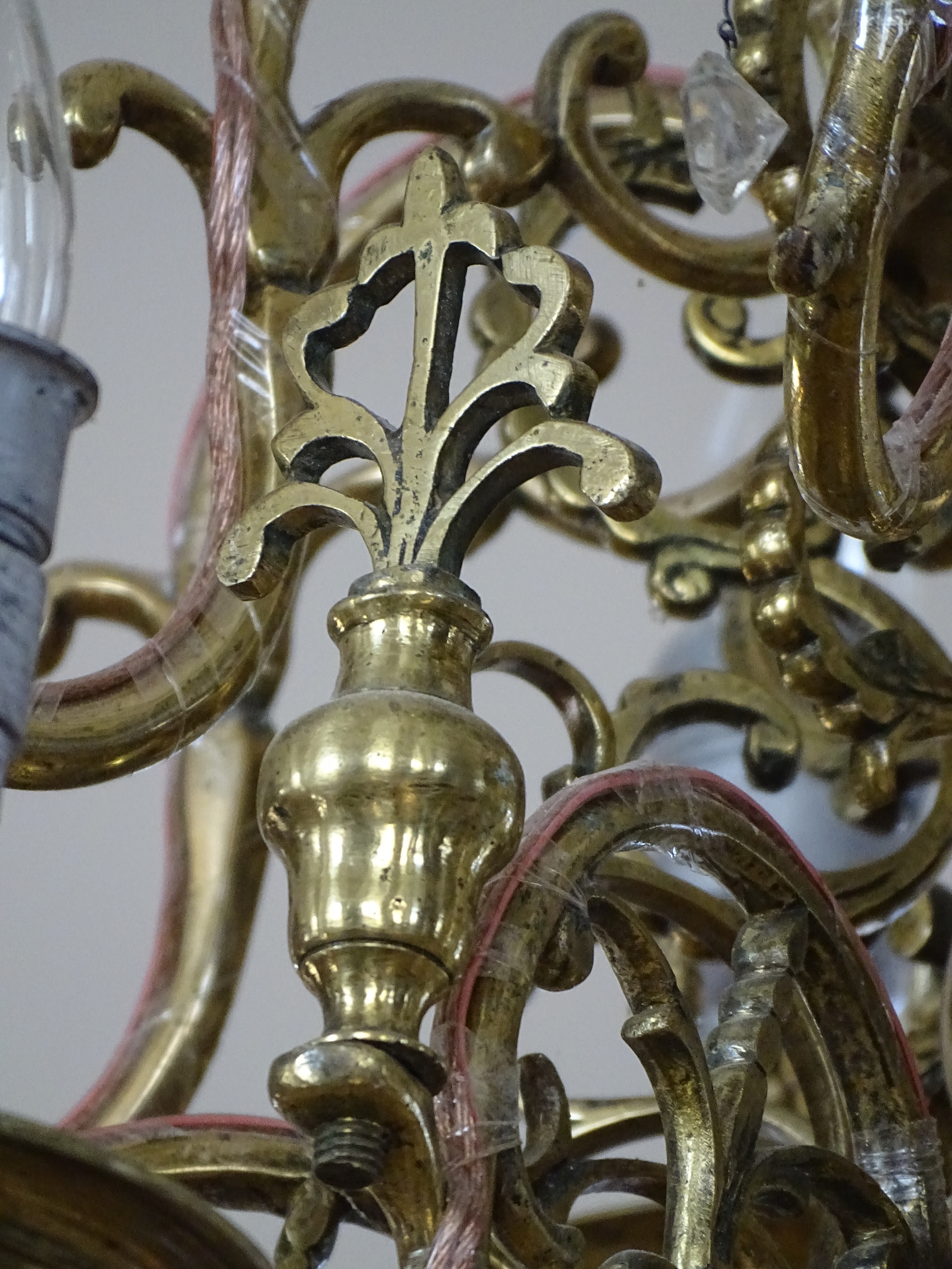 Fragment of the chandelier, 2nd half of 17th c., Subate Evangelical Lutheran Church. Photo by Alantė Valtaitė-Gagač , 2022