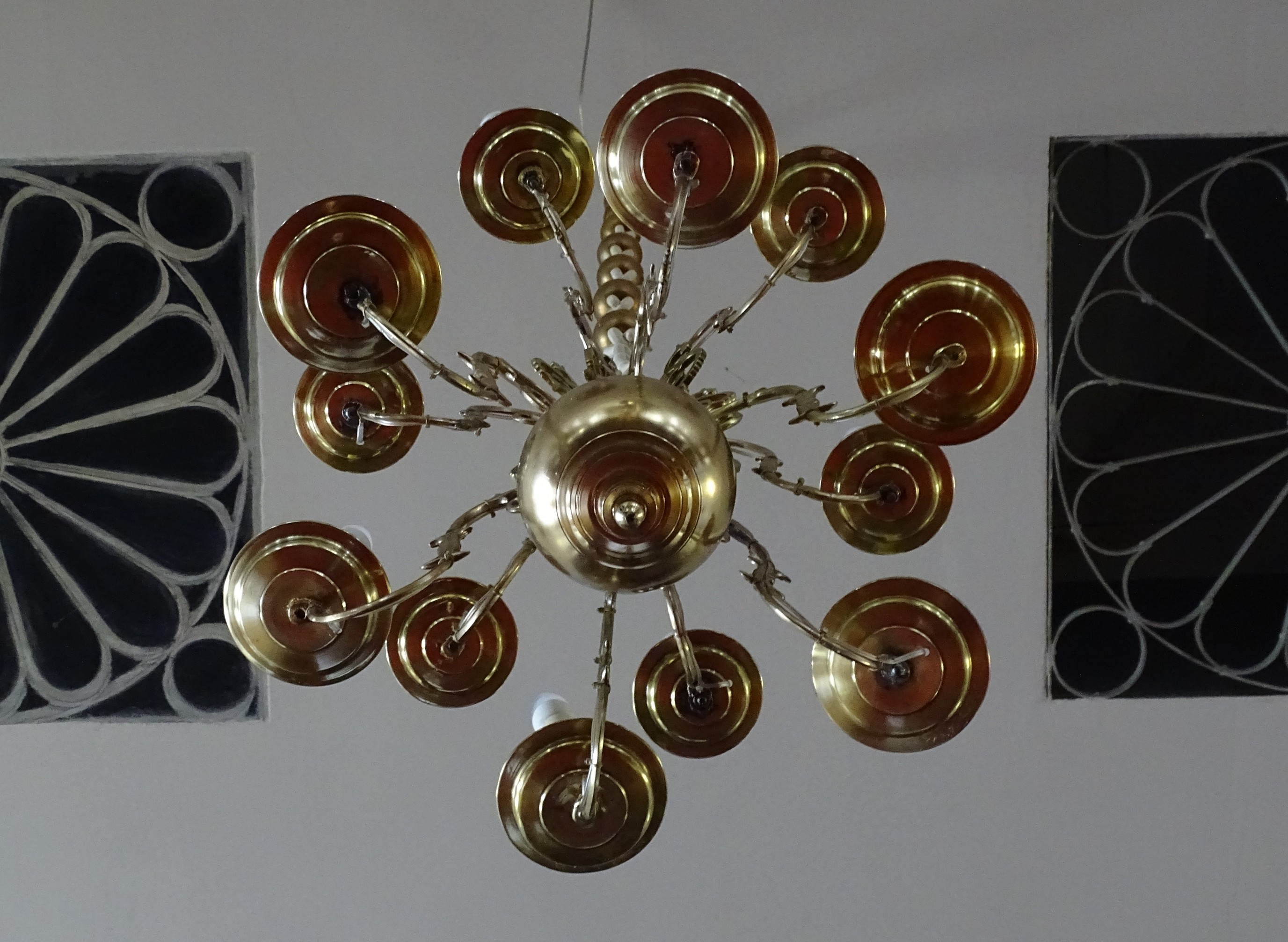 Chandelier, 1749, Sloka Evangelical Lutheran Church. Photo by Alantė Valtaitė-Gagač , 2022