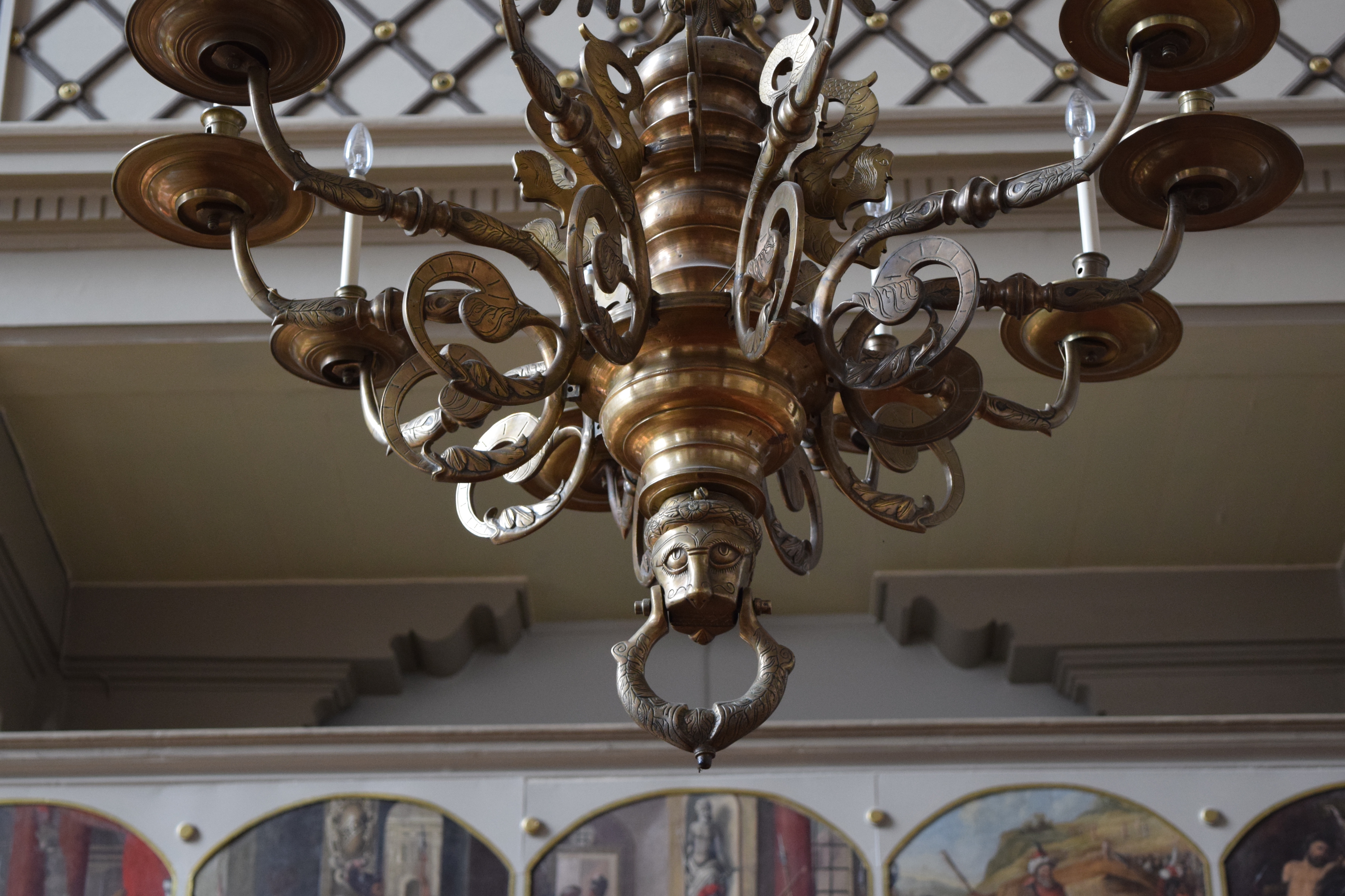 Fragment of the chandelier, 1666, Riga St. John's Evangelical Lutheran Church. Photo by Alantė Valtaitė-Gagač, 2022