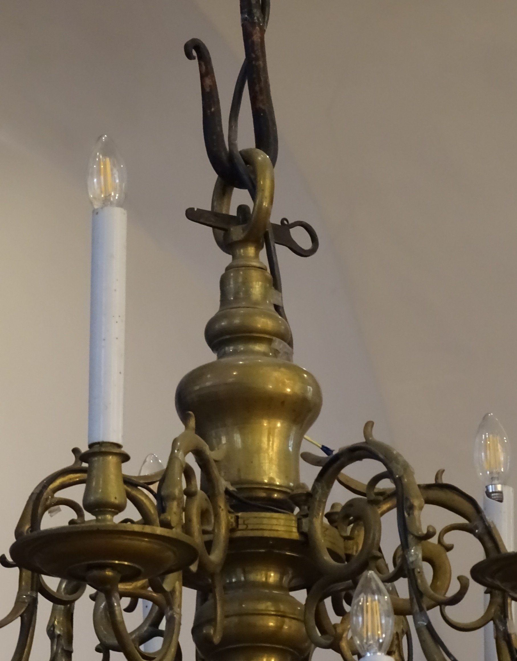 Fragment of the chandelier, 1766, Riga St. John's Evangelical Lutheran Church. Photo by Alantė Valtaitė-Gagač , 2022