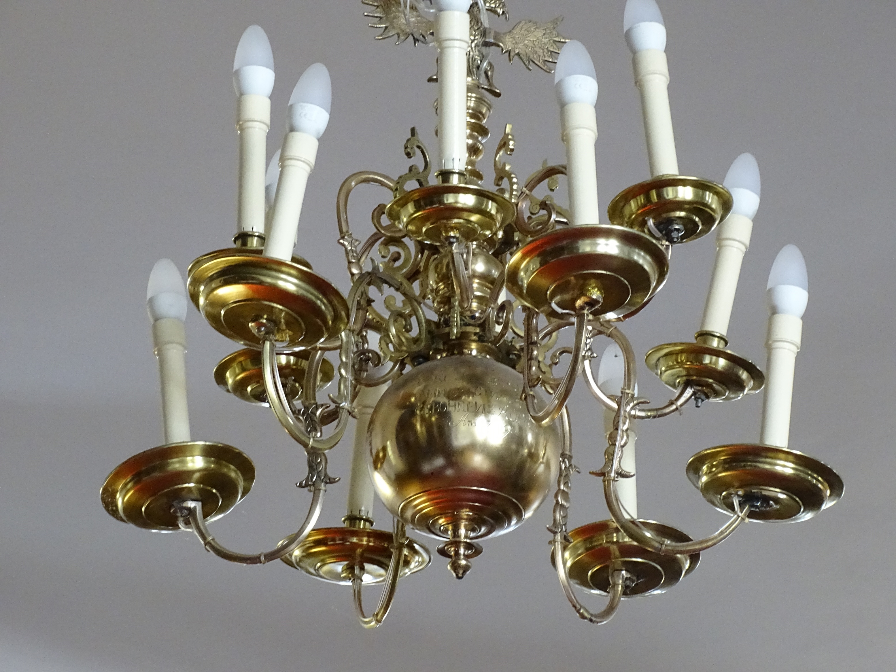 Chandelier, 1749, Sloka Evangelical Lutheran Church. Photo by Alantė Valtaitė-Gagač , 2022