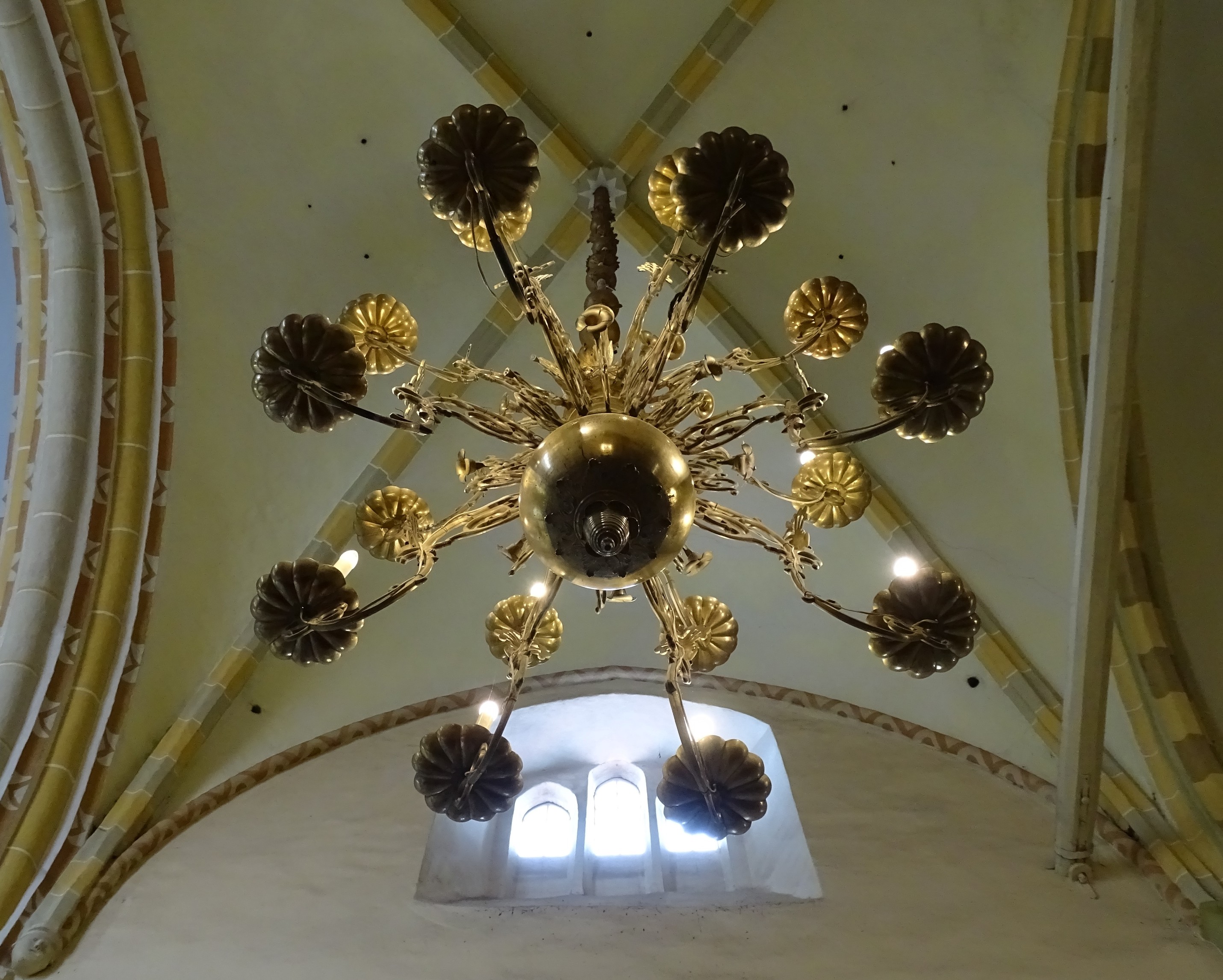 Chandelier, 1744, Cesis St. John's Evangelical Lutheran Church. Photo by Alantė Valtaitė-Gagač , 2021