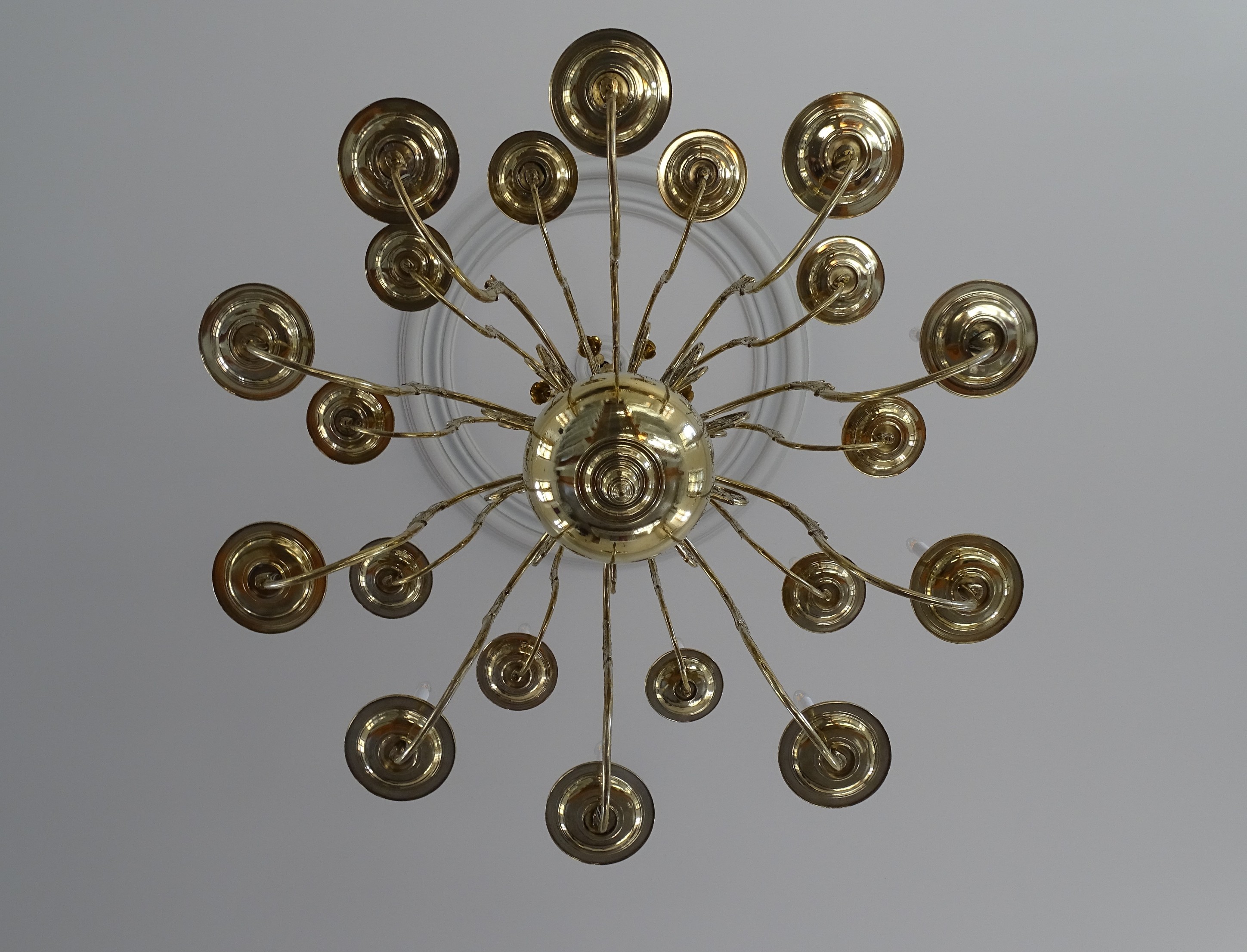 Chandelier, 1766, Bikeri St Catherine’s Evangelical Lutheran Church. Photo by Alantė Valtaitė-Gagač , 2022