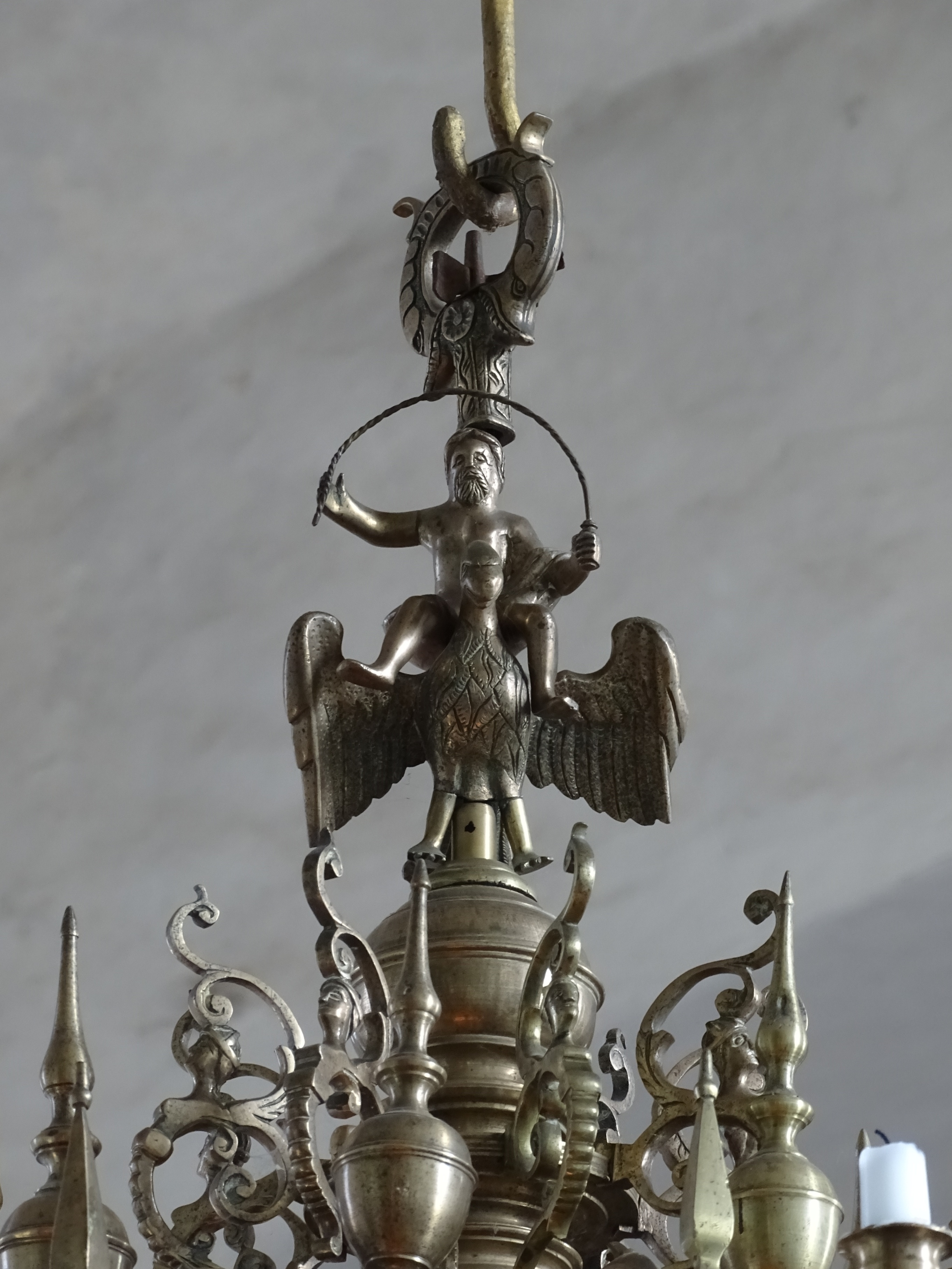 Fragment of the chandelier, 1647, Nereta Evangelical Lutheran Church. Photo by Alantė Valtaitė-Gagač , 2022
