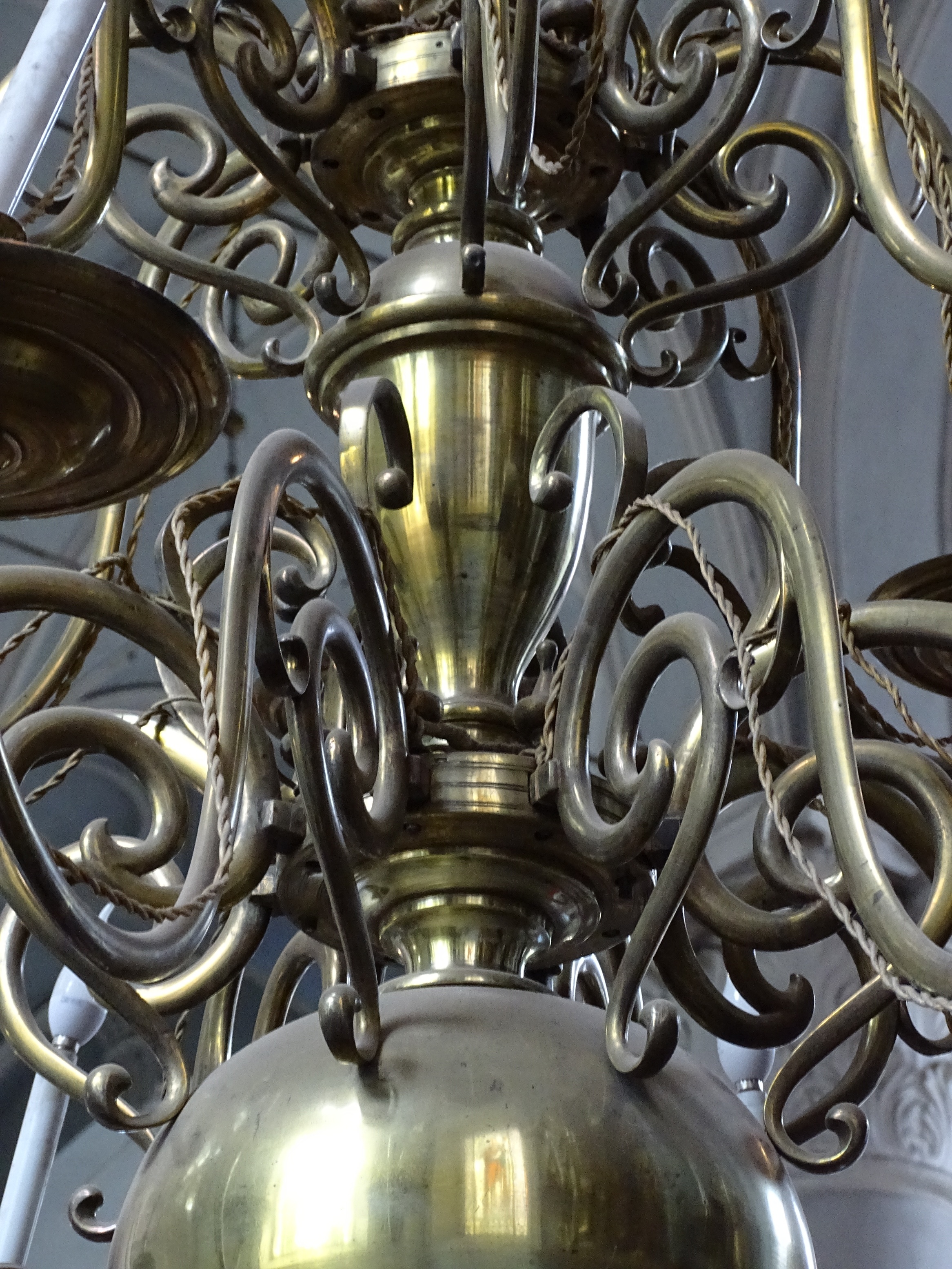 Fragment of the chandelier, middle of 17th c., Liepāja Holy Trinity Evangelical Lutheran Cathedral. Photo by Alantė Valtaitė-Gagač, 2021