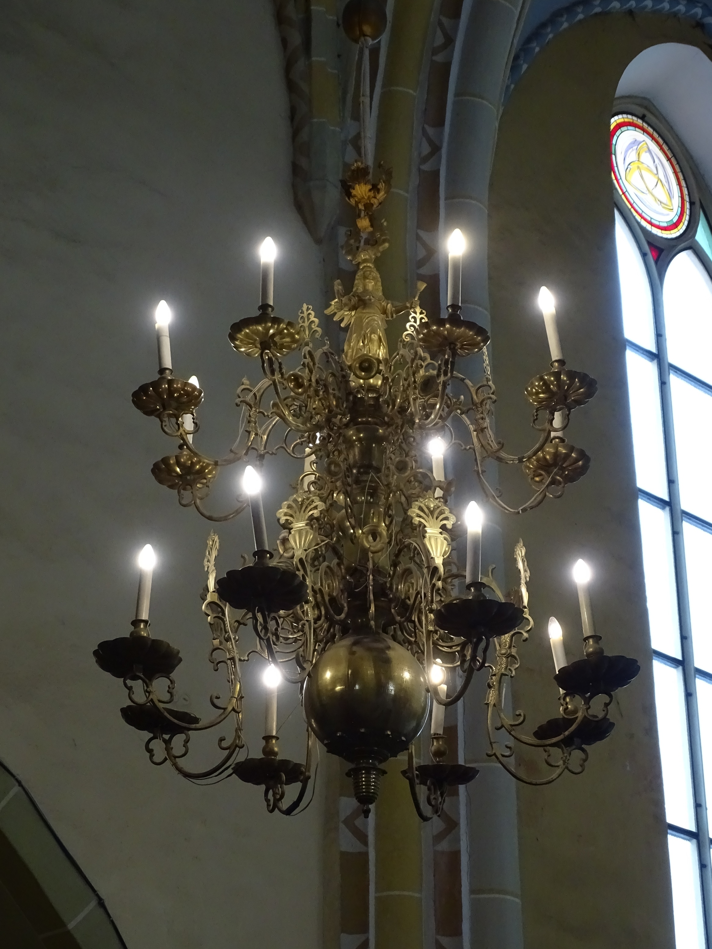 Chandelier, 1744, Cesis St. John's Evangelical Lutheran Church. Photo by Alantė Valtaitė-Gagač , 2021