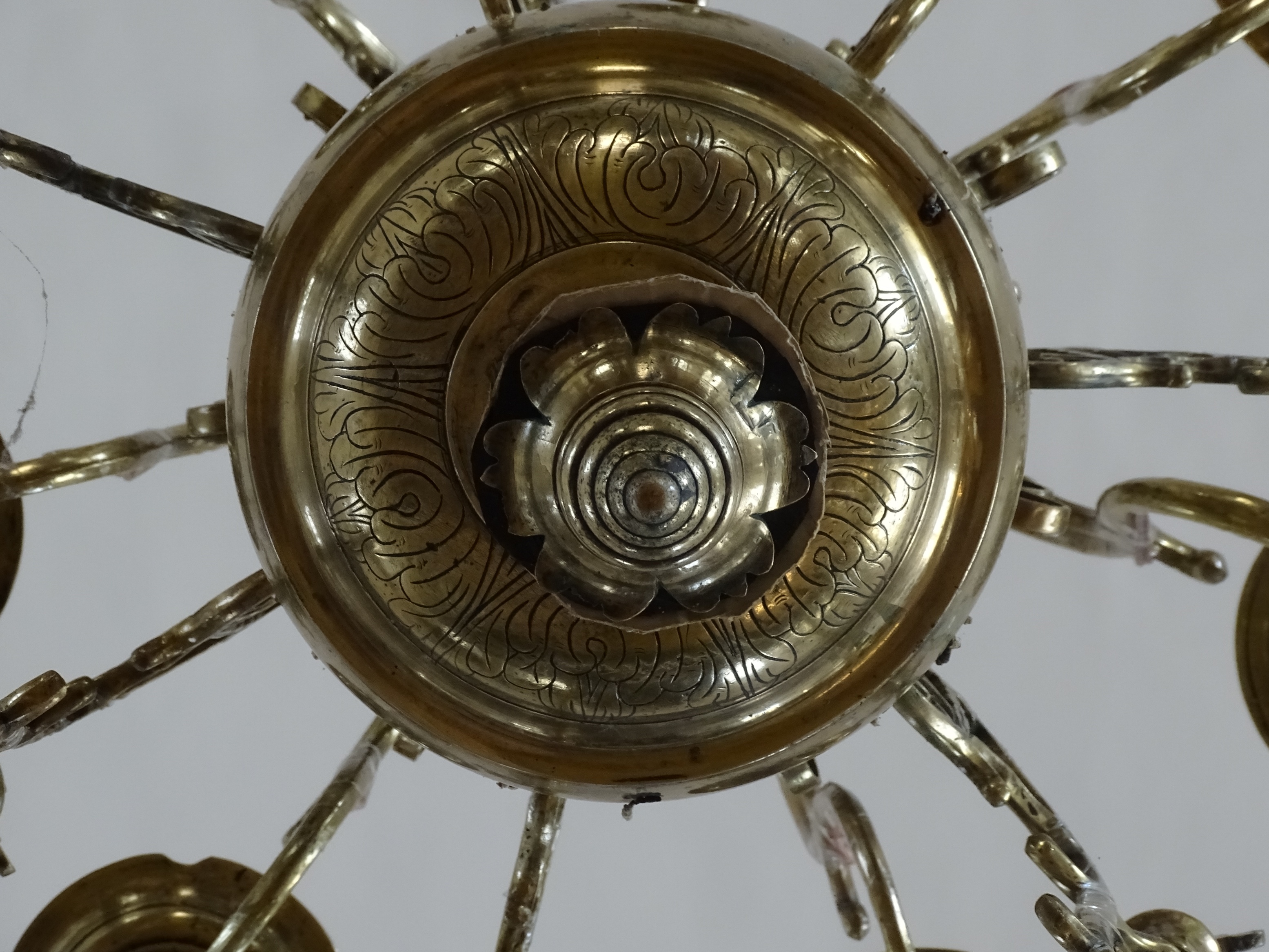 Fragment of the chandelier, 2nd half of 17th c., Subate Evangelical Lutheran Church. Photo by Alantė Valtaitė-Gagač , 2022