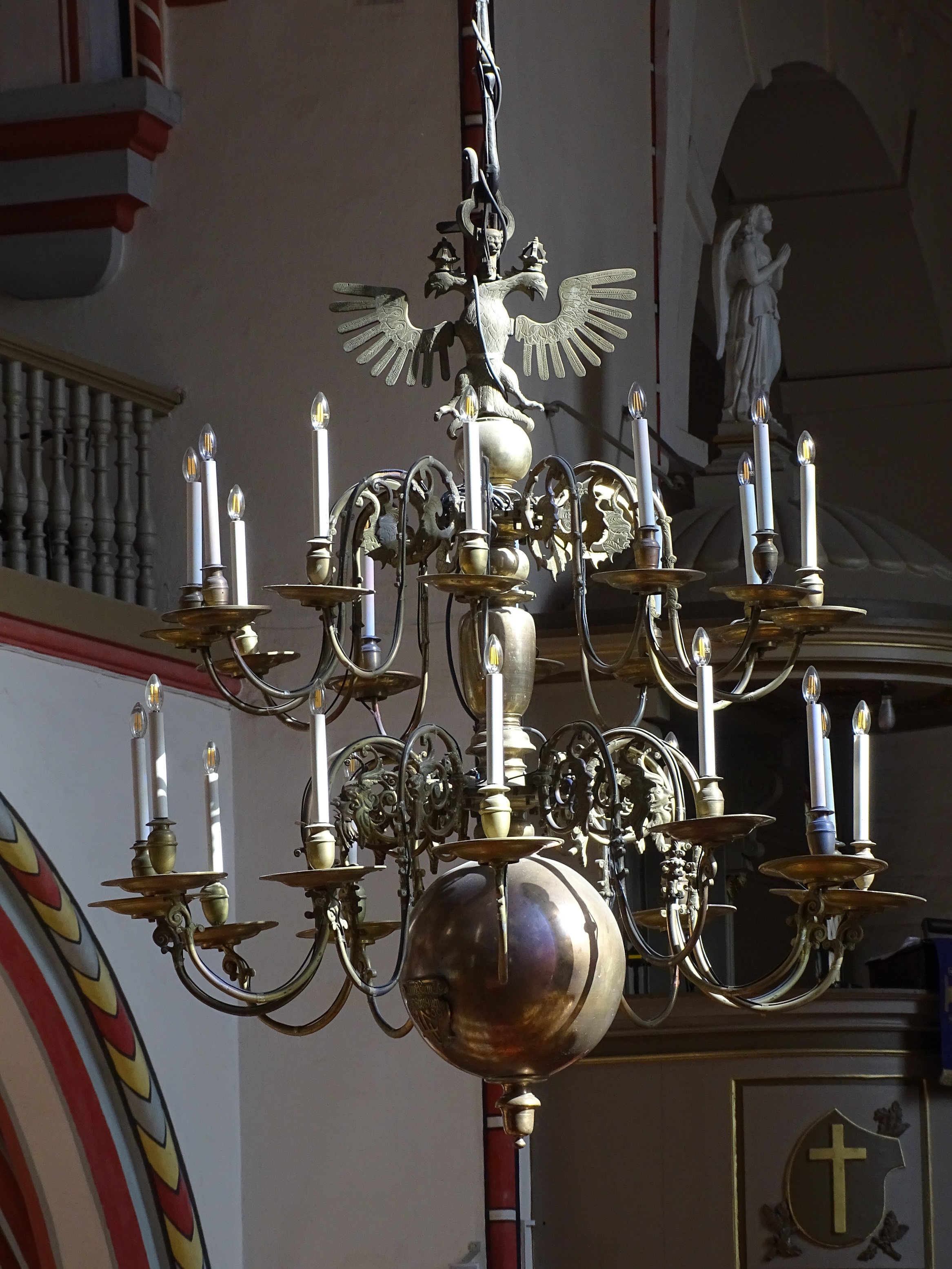 Chandelier, 1609, Riga St. John's Evangelical Lutheran Church. Photo by Alantė Valtaitė-Gagač , 2022