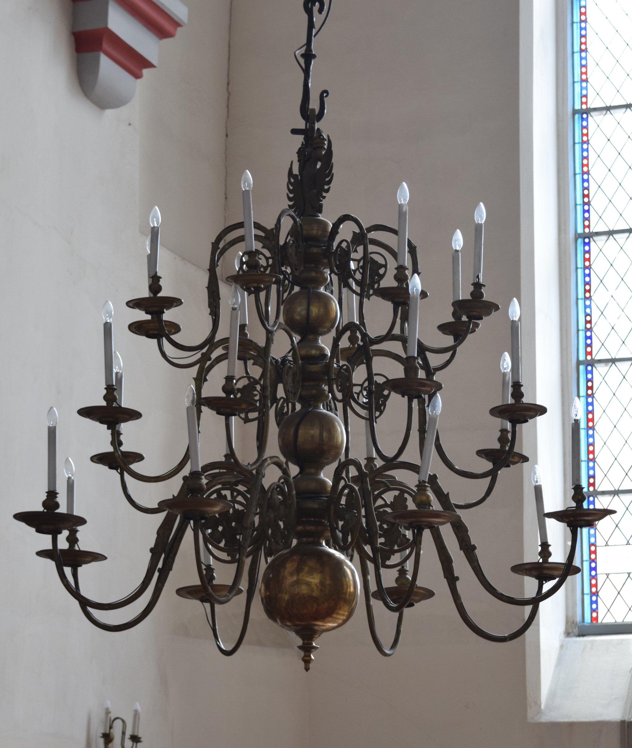 Chandelier, Riga St. John's Evangelical Lutheran Church. Photo by Alantė Valtaitė-Gagač , 2022