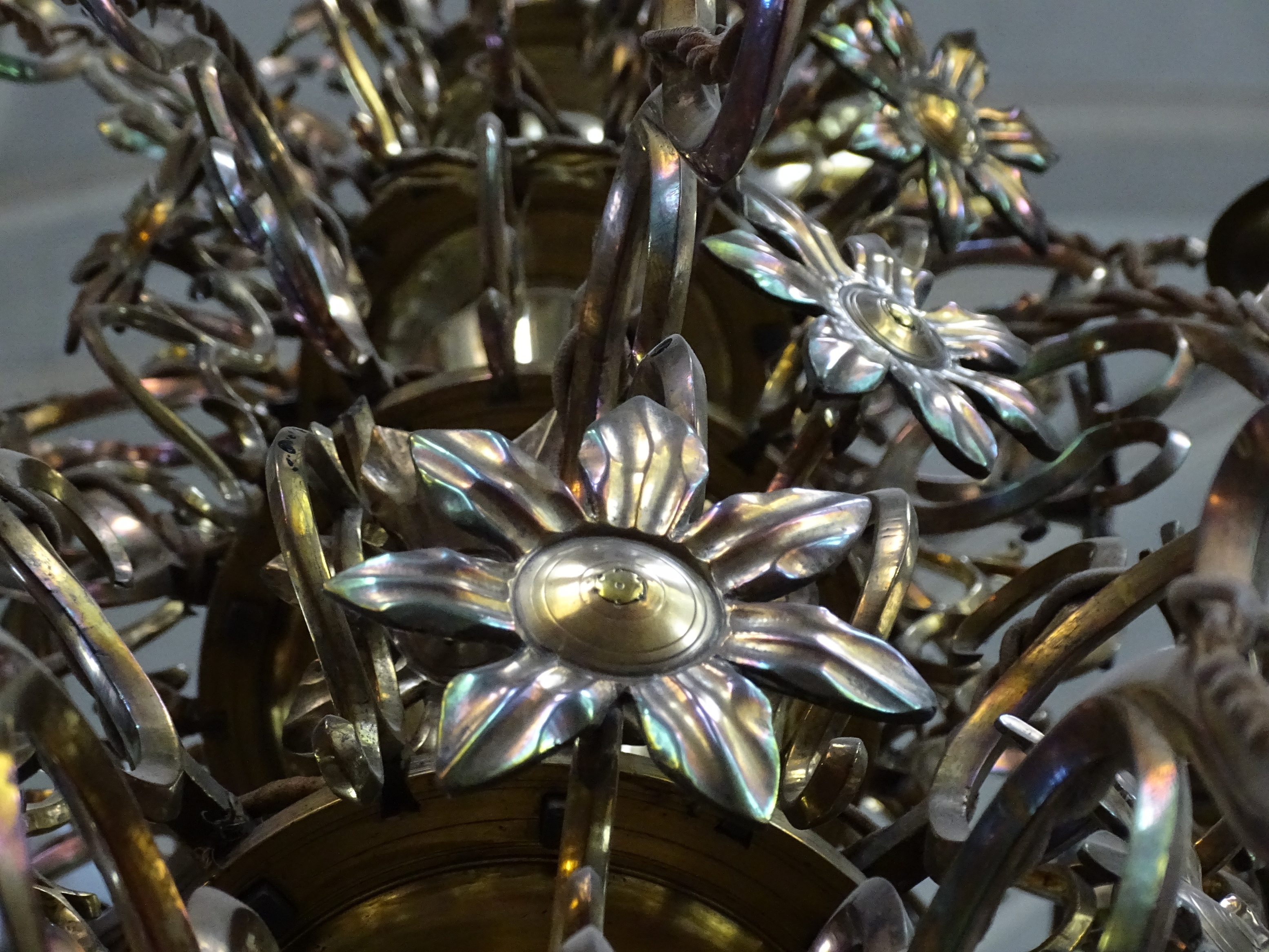 Fragment of the chandelier, 1770, Liepāja Holy Trinity Evangelical Lutheran Cathedral. Photo by Alantė Valtaitė-Gagač, 2021