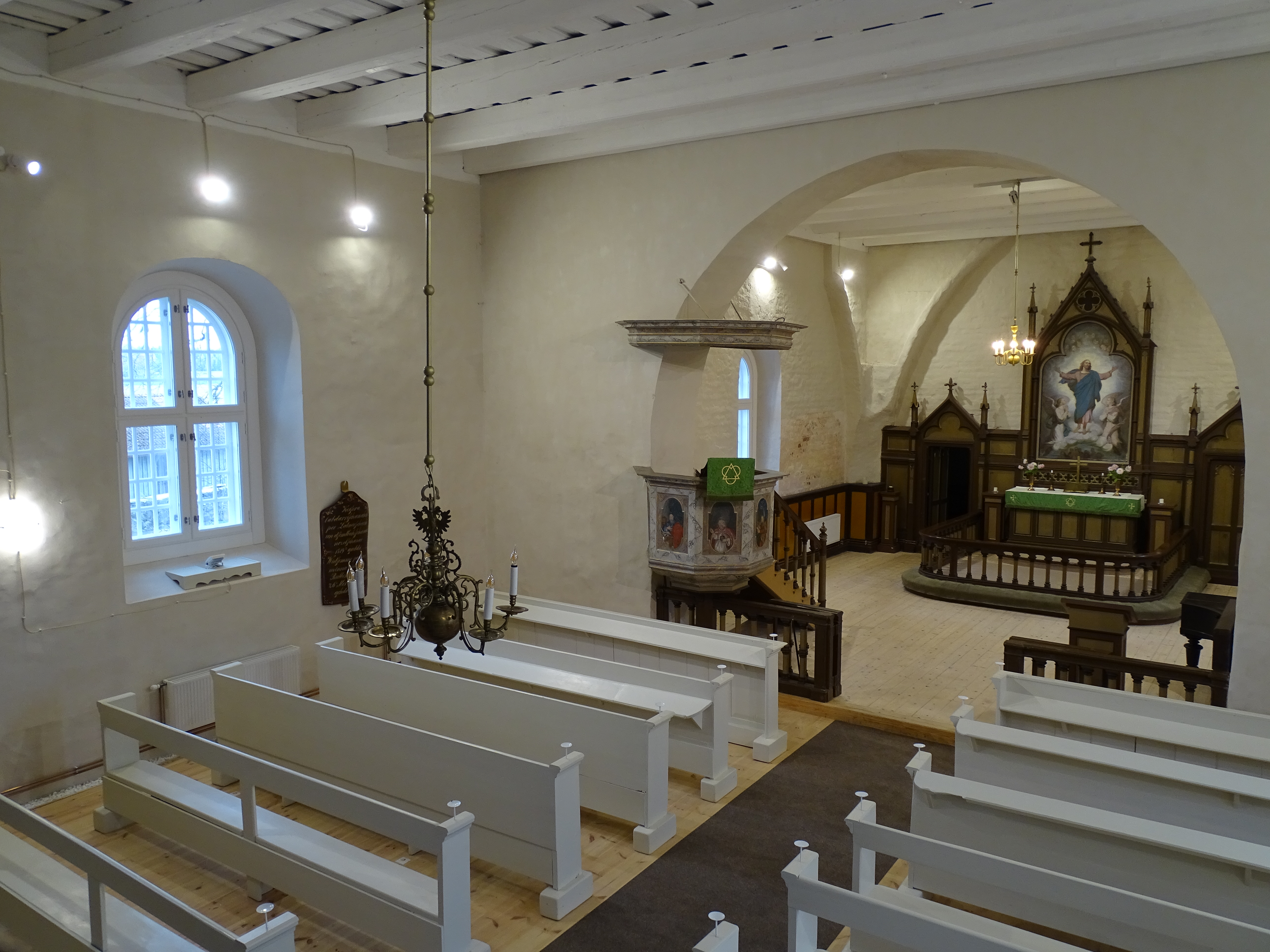 Rubenes Evangelical Lutheran Church. Photo by Alantė Valtaitė-Gagač , 2021