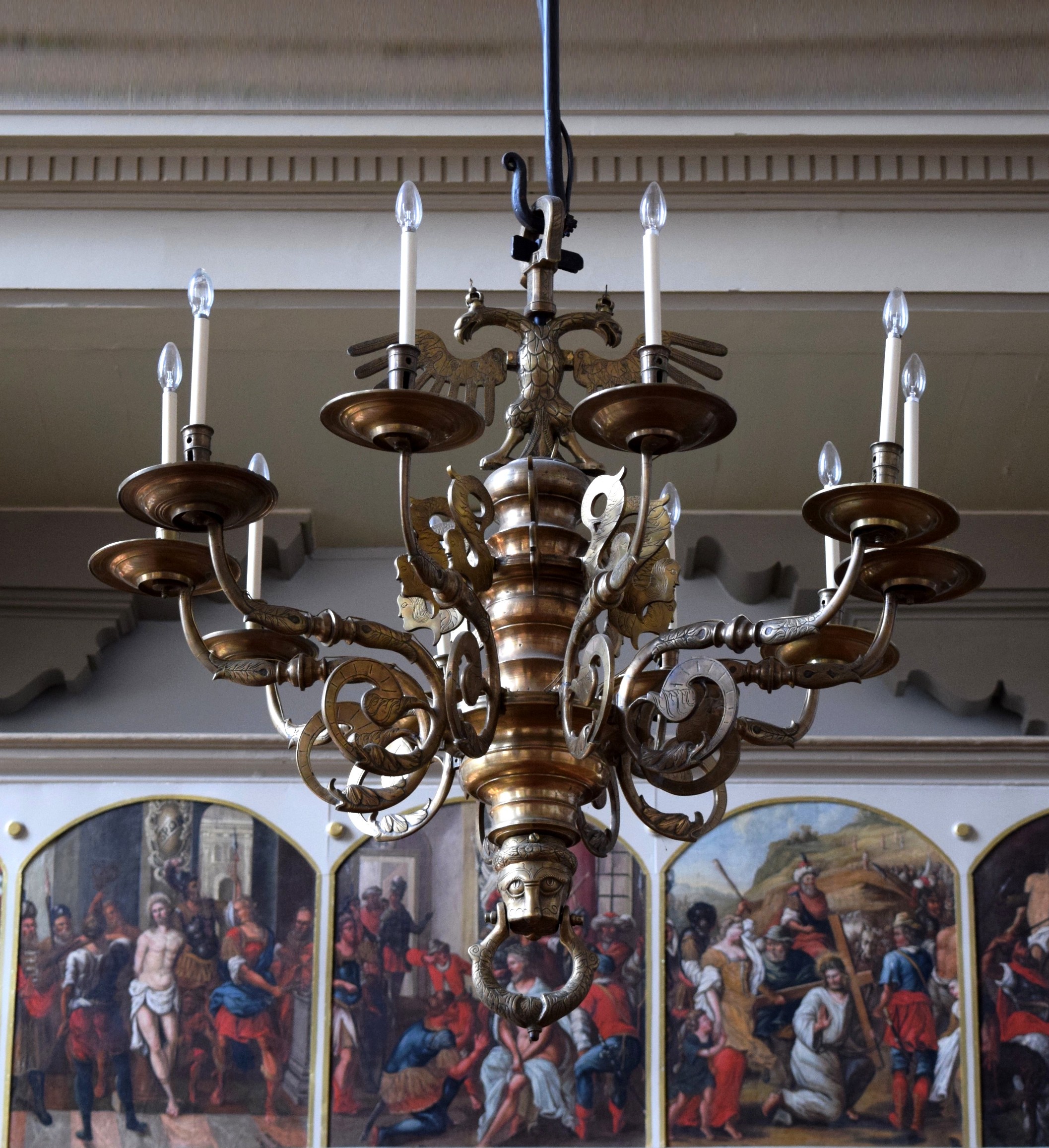 Chandelier, 1666, Riga St. John's Evangelical Lutheran Church. Photo by Alantė Valtaitė-Gagač , 2022