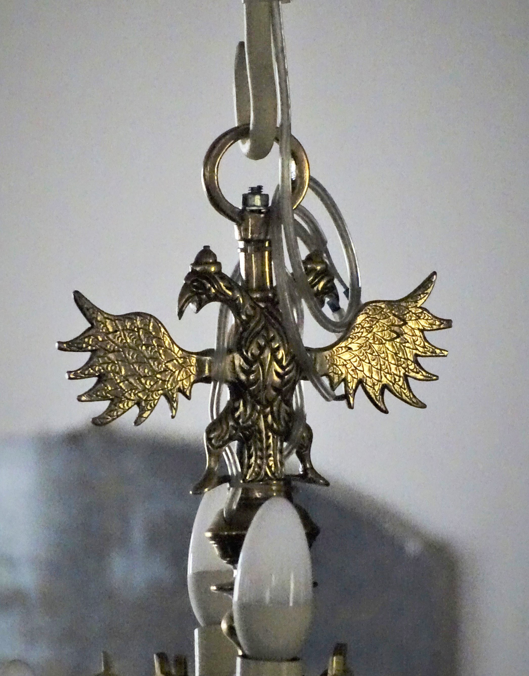 Fragment of the chandelier, 1749, Sloka Evangelical Lutheran Church. Photo by Alantė Valtaitė-Gagač , 2022