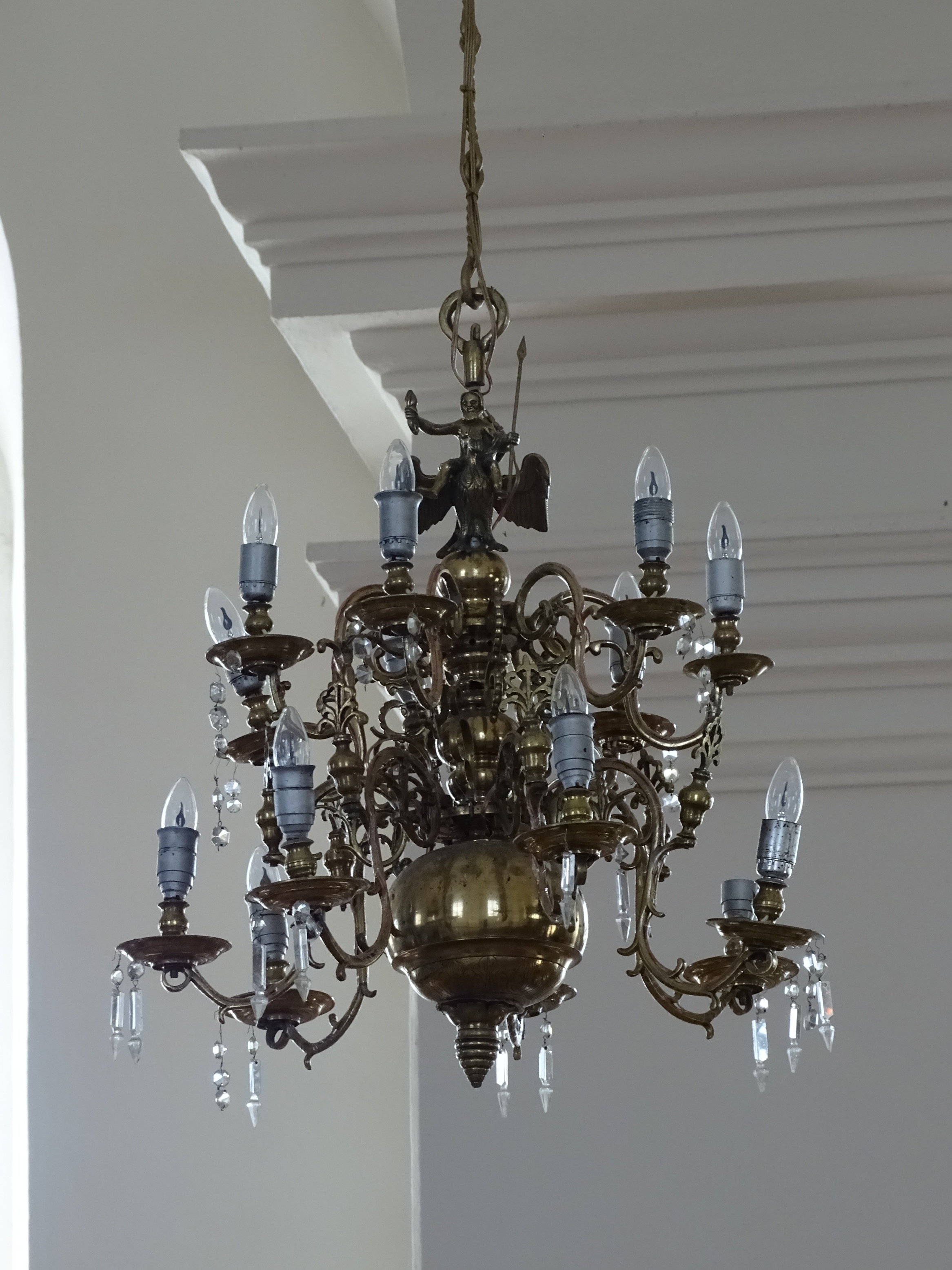 Chandelier, 2nd half of 17th c., Subate Evangelical Lutheran Church. Photo by Alantė Valtaitė-Gagač , 2022