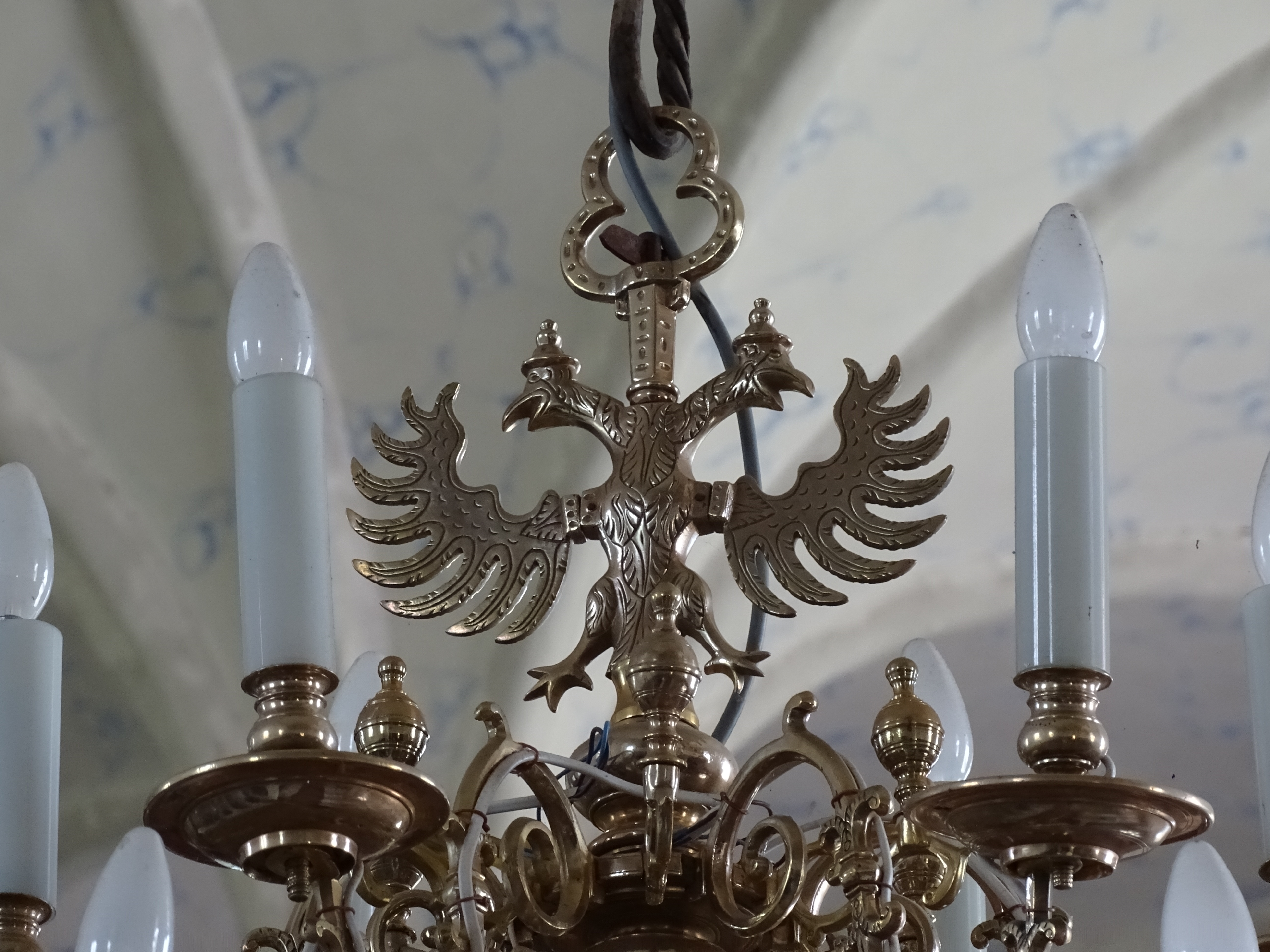 Fragment of the chandelier, 2nd half of 17th – 18th c., Ēdoles Evangelical Lutheran Church. Photo by Alantė Valtaitė-Gagač , 2021
