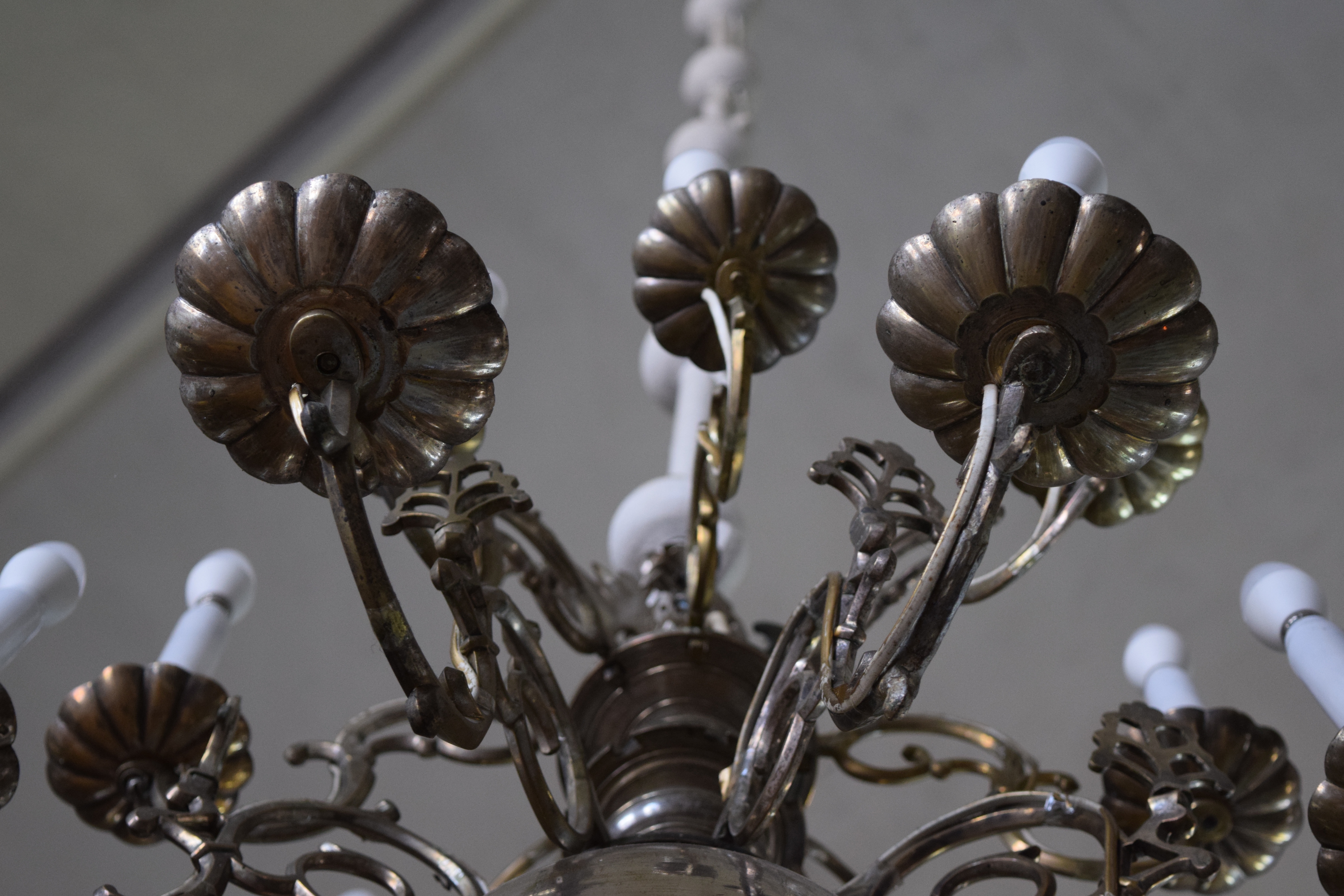 Fragment of the chandelier, 1671, Talsi Evangelical Lutheran Church. Photo by Alantė Valtaitė-Gagač, 2021