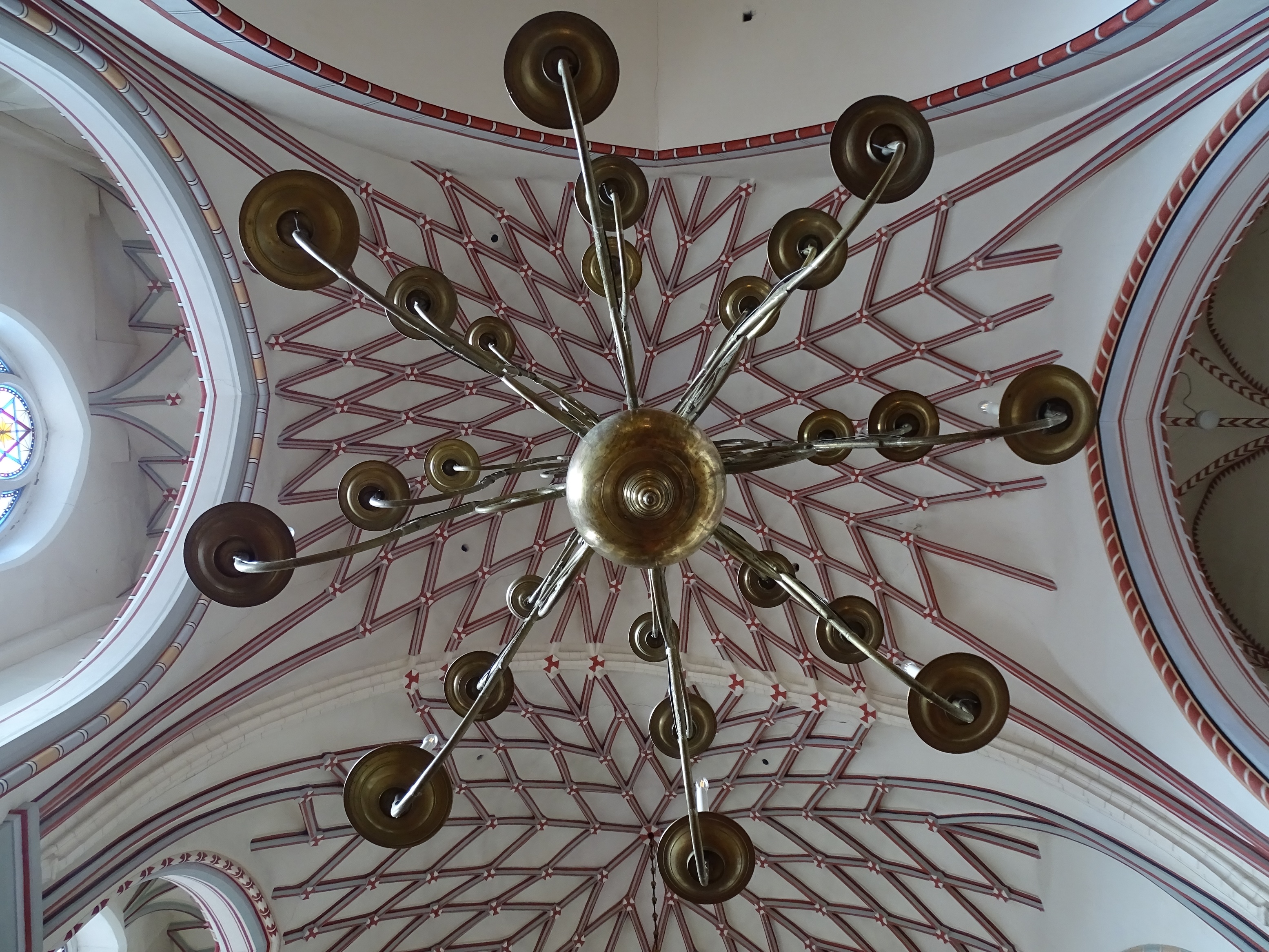 Chandelier, Riga St. John's Evangelical Lutheran Church. Photo by Alantė Valtaitė-Gagač , 2022