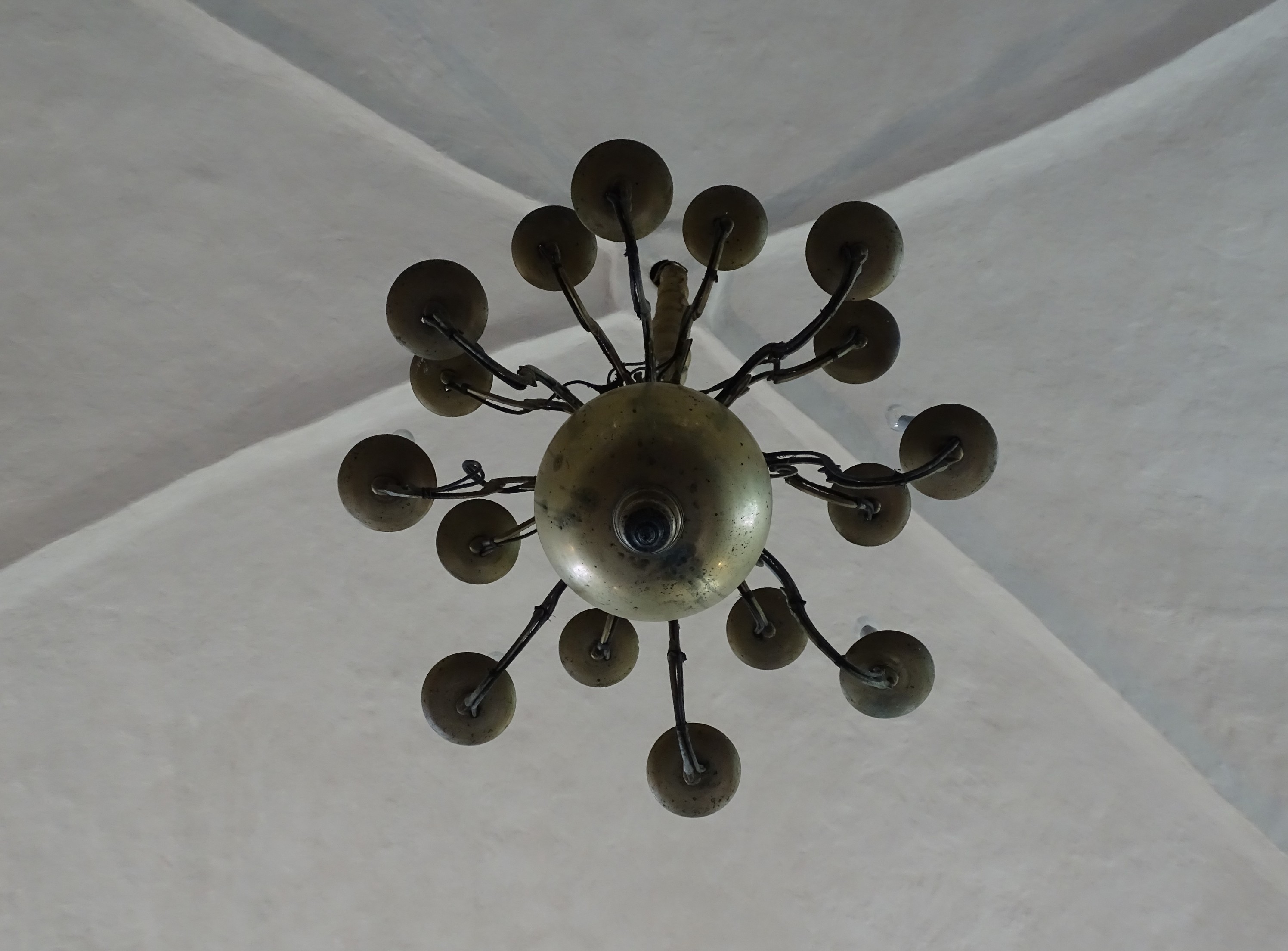 Chandelier, 2nd half of 17th c. – 18th c.,  Bauska Holy Spirit Evangelical Lutheran Church. Photo by Alantė Valtaitė-Gagač, 2022