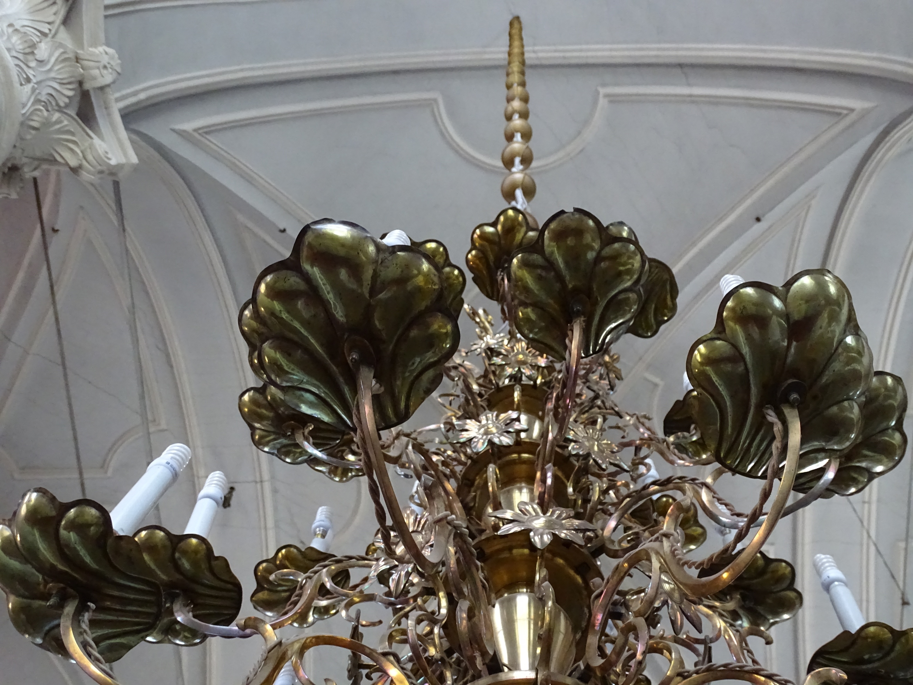 Fragment of the chandelier, 1770, Liepāja Holy Trinity Evangelical Lutheran Cathedral. Photo by Alantė Valtaitė-Gagač, 2021