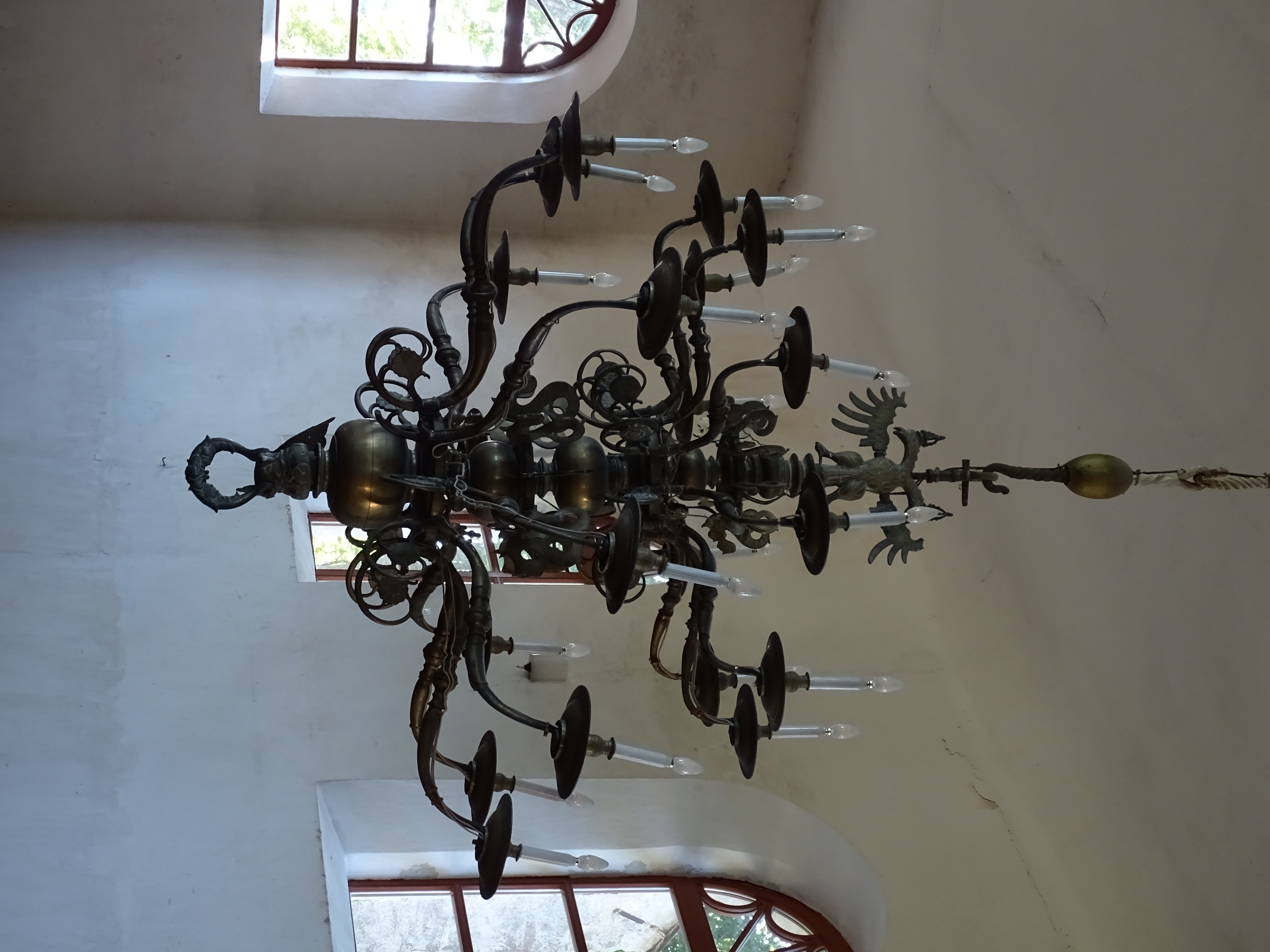 Chandelier, 1609, the church of Durbe Evangelical Lutheran Church. Photo by Alantė Valtaitė-Gagač , 2021