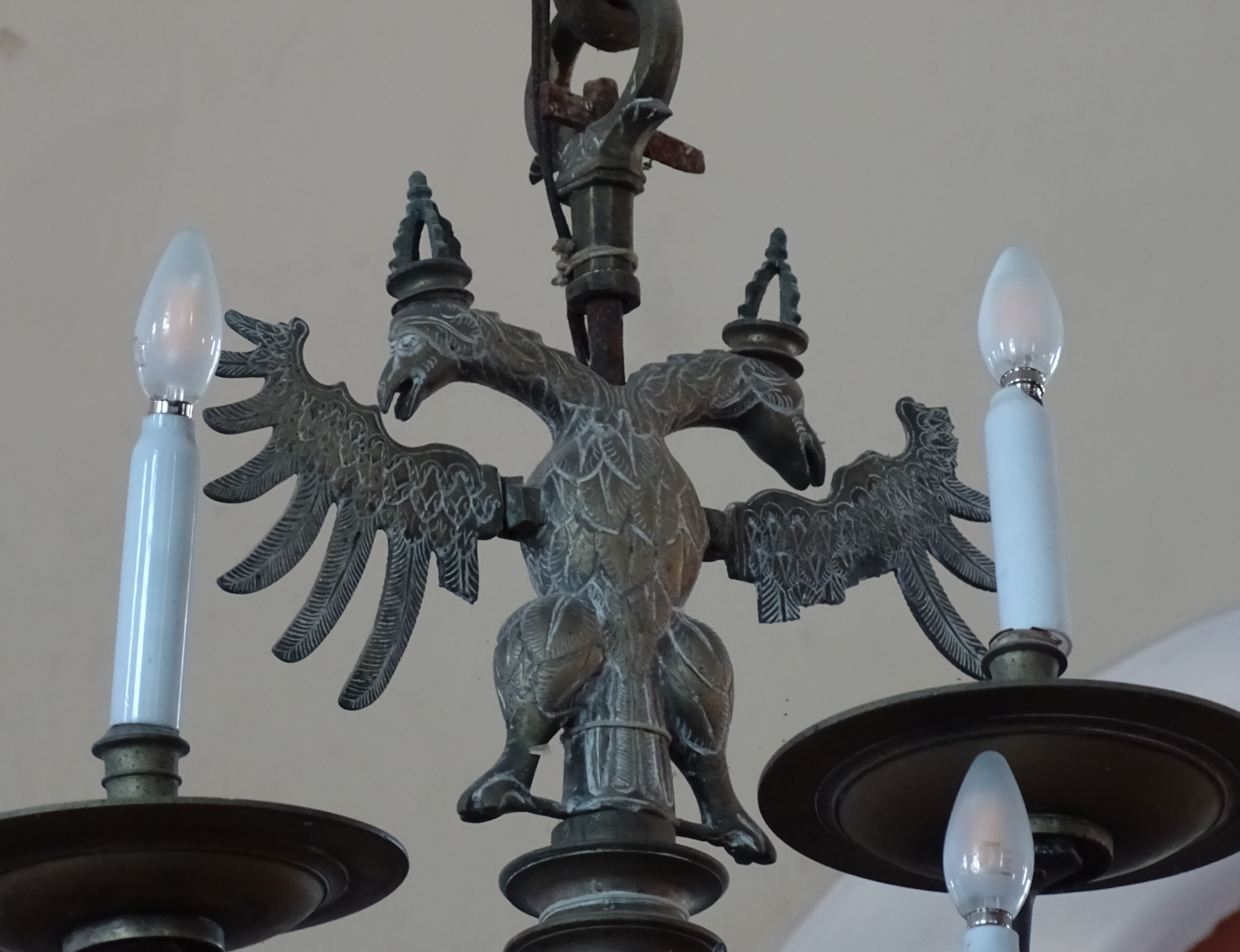 Fragment of the chandelier, 1609, the church of Durbe Evangelical Lutheran Church. Photo by Alantė Valtaitė-Gagač , 2021