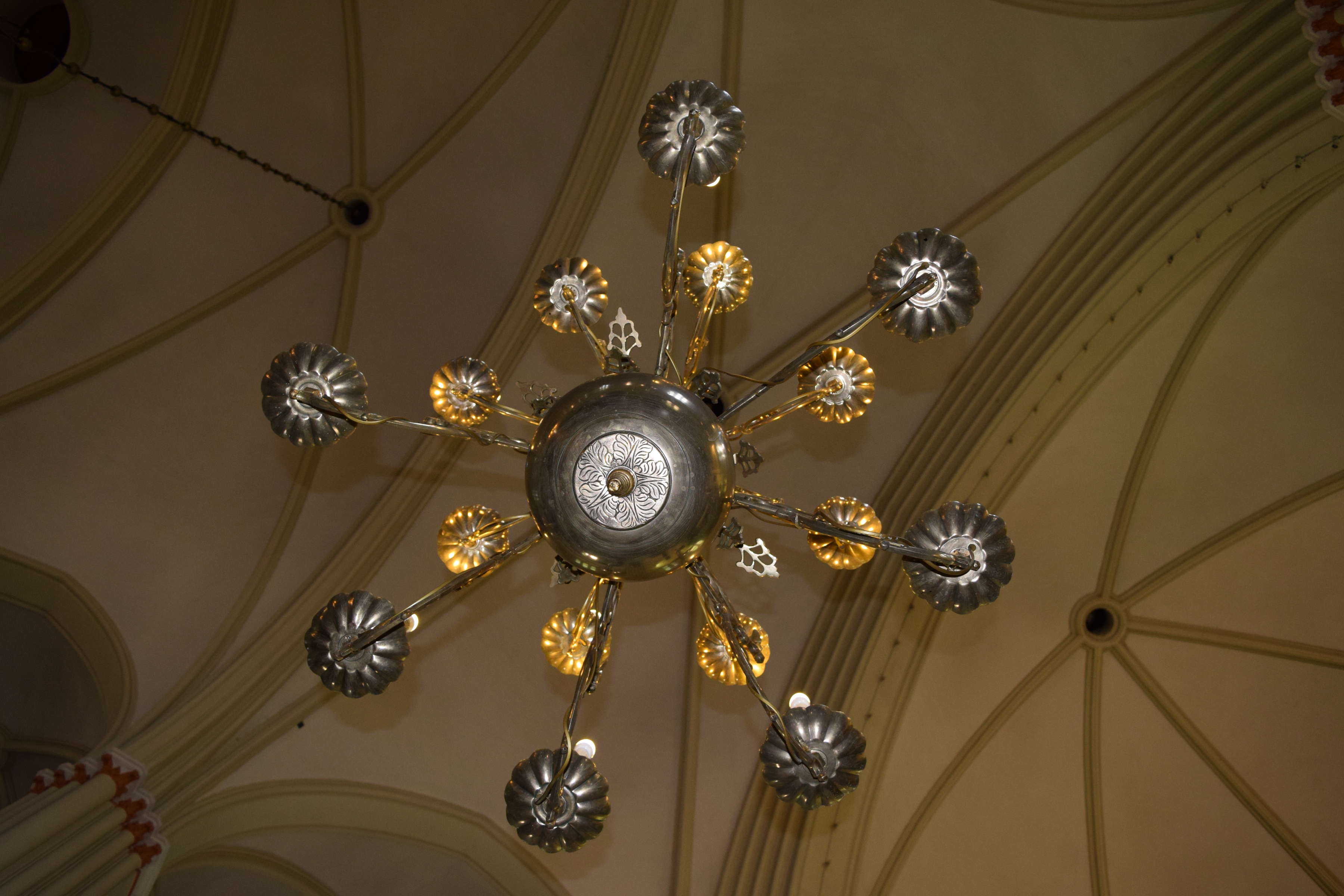 Chandelier, 2nd half of 17th c., Liepāja St. Anne’s Evangelical Lutheran Church. Photo by Alantė Valtaitė-Gagač, 2021