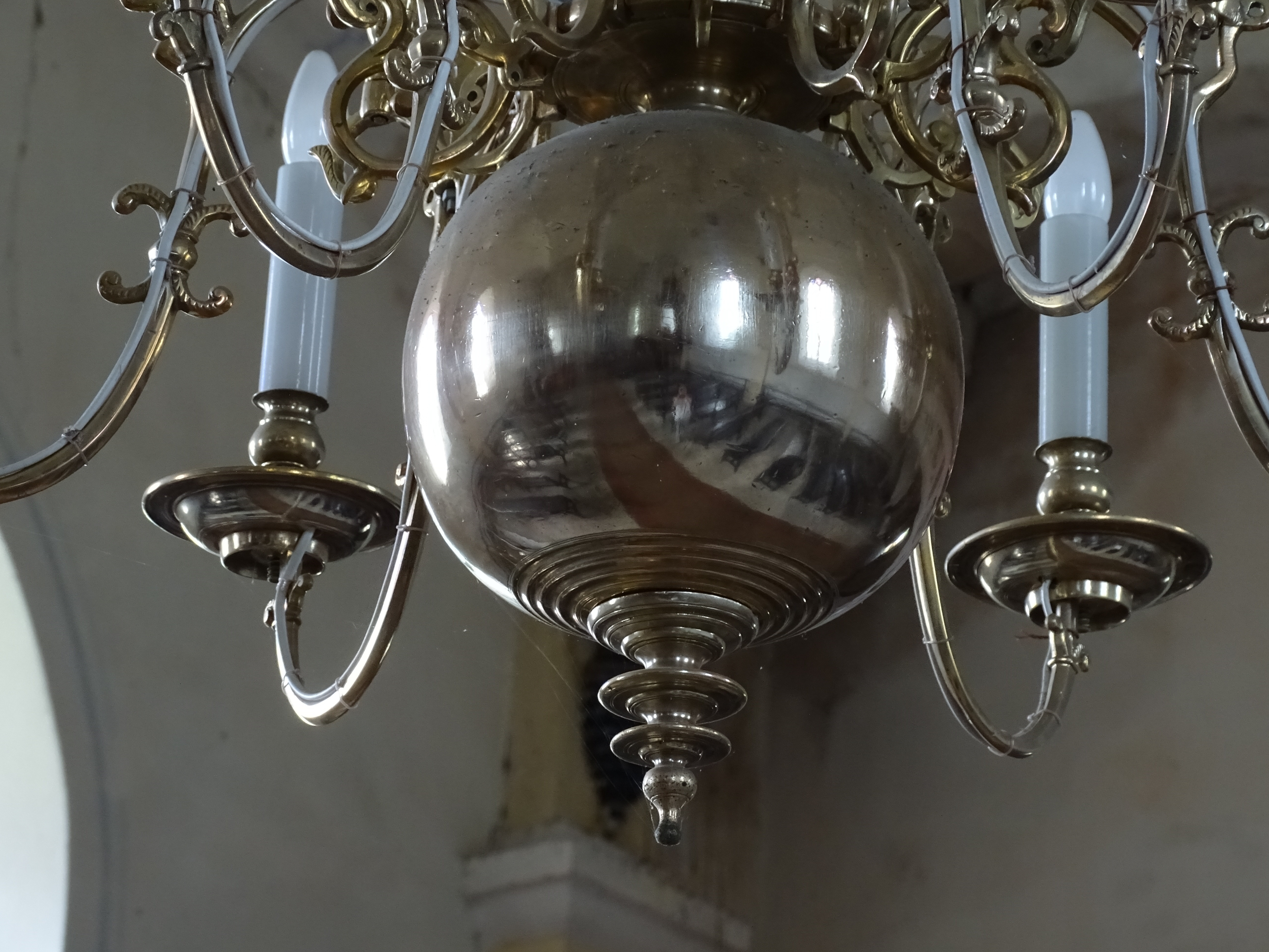 Fragment of the chandelier, 2nd half of 17th – 18th c., Ēdoles Evangelical Lutheran Church. Photo by Alantė Valtaitė-Gagač , 2021