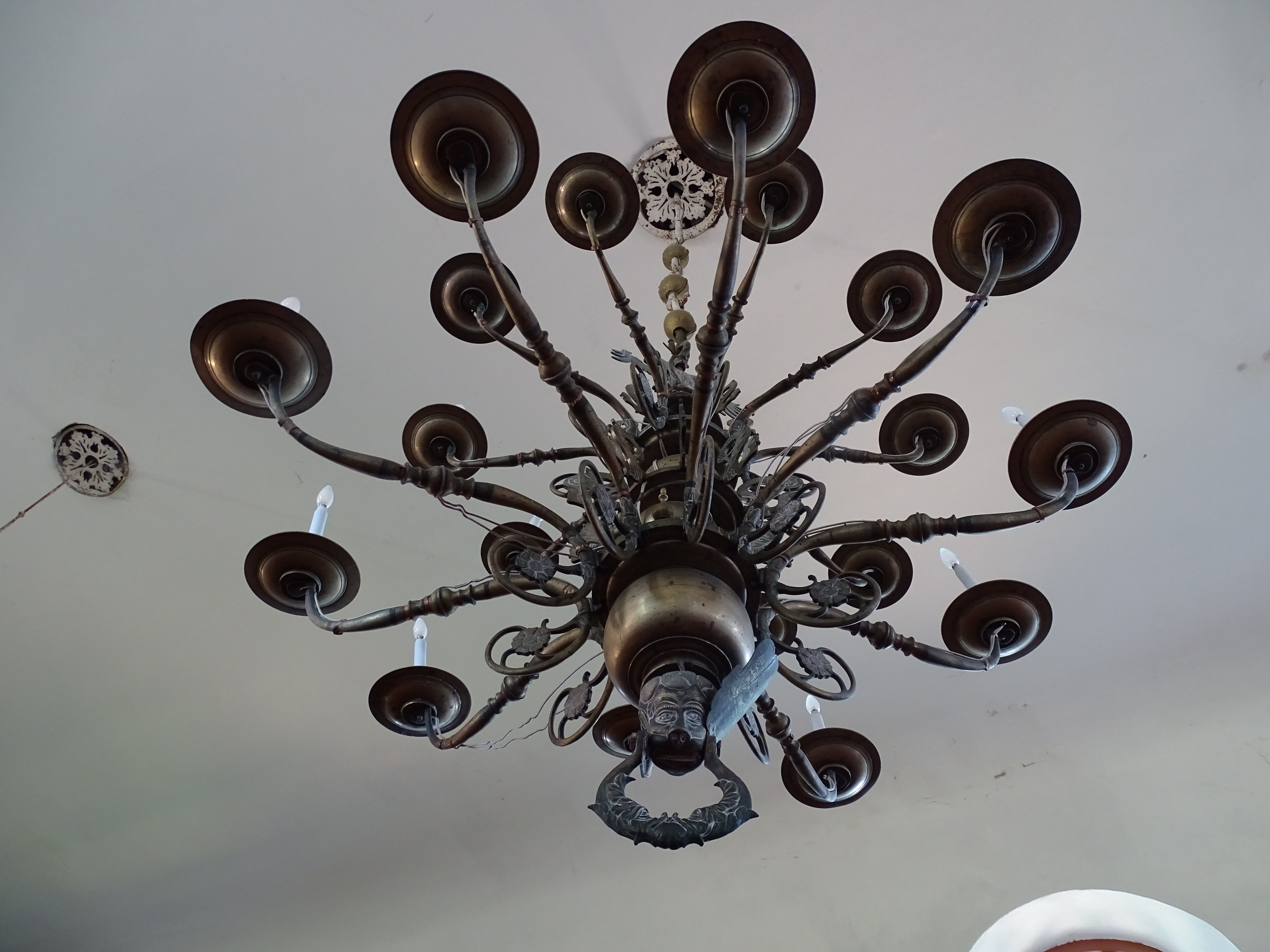 Chandelier, 1609, the church of Durbe Evangelical Lutheran Church. Photo by Alantė Valtaitė-Gagač , 2021