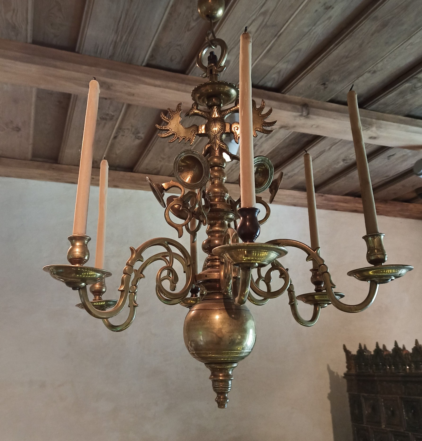 Chandelier, 18th c., VRVM 51936, Museum of the History of Riga and Navigation. Photo by Maruta Eistere, 2022