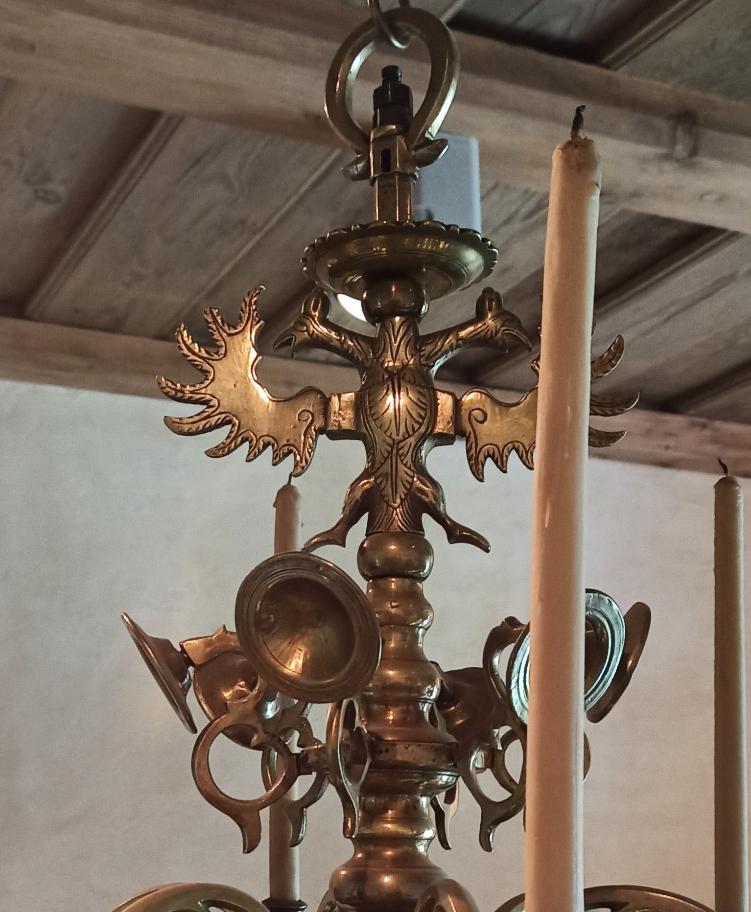 Fragment of the chandelier, 18th c., VRVM 51936, Museum of the History of Riga and Navigation. Photo by Maruta Eistere, 2022