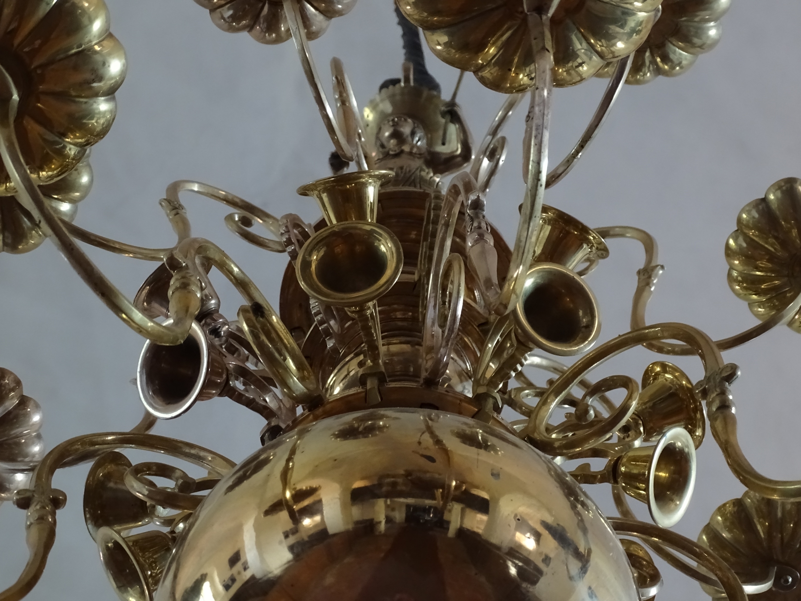 Fragment of the chandelier, 2nd half of 17th c.,  Nurme Evangelical Lutheran Church. Photo by Alantė Valtaitė-Gagač, 2021