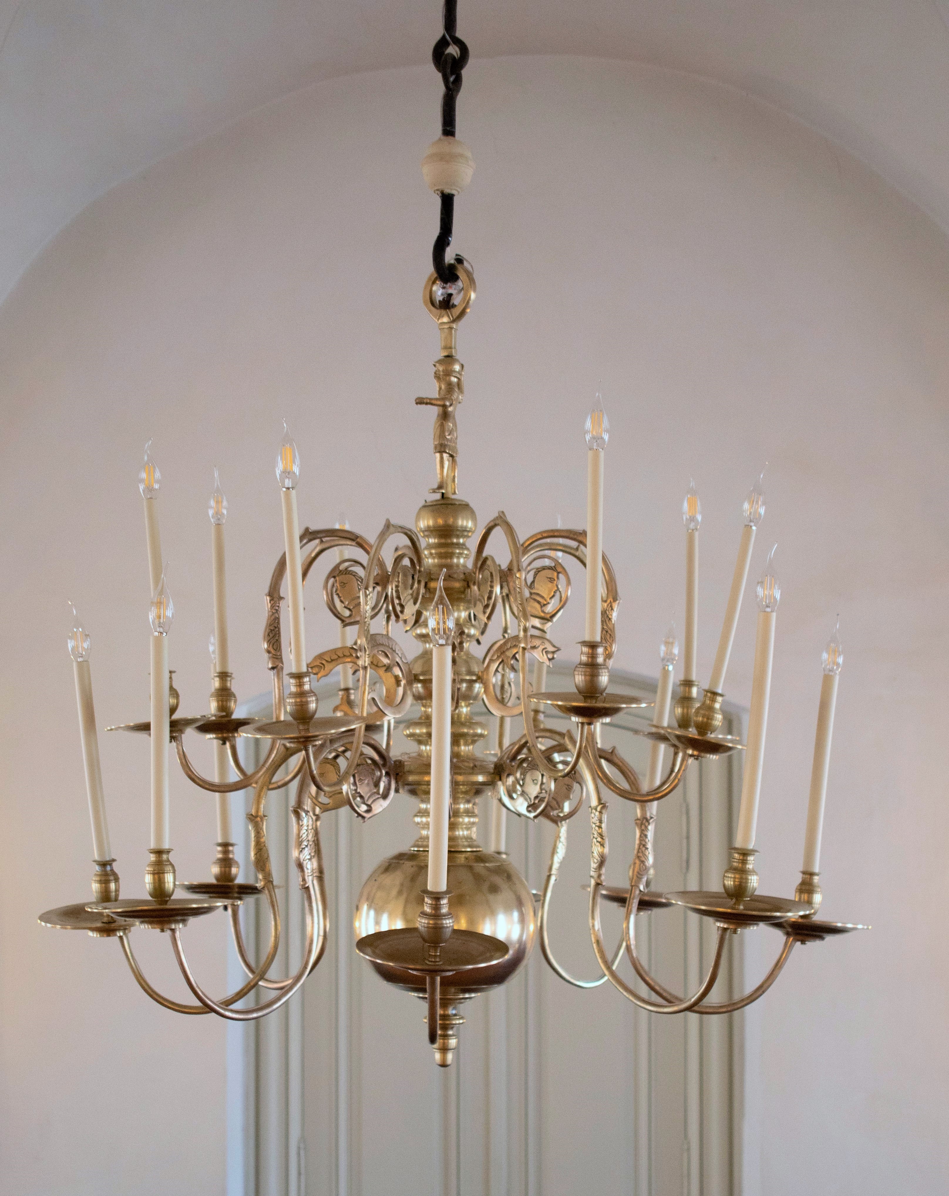 Chandelier, 18th c., RPM 5405, Rundāle Palace Museum. Photo by Artis Jutus