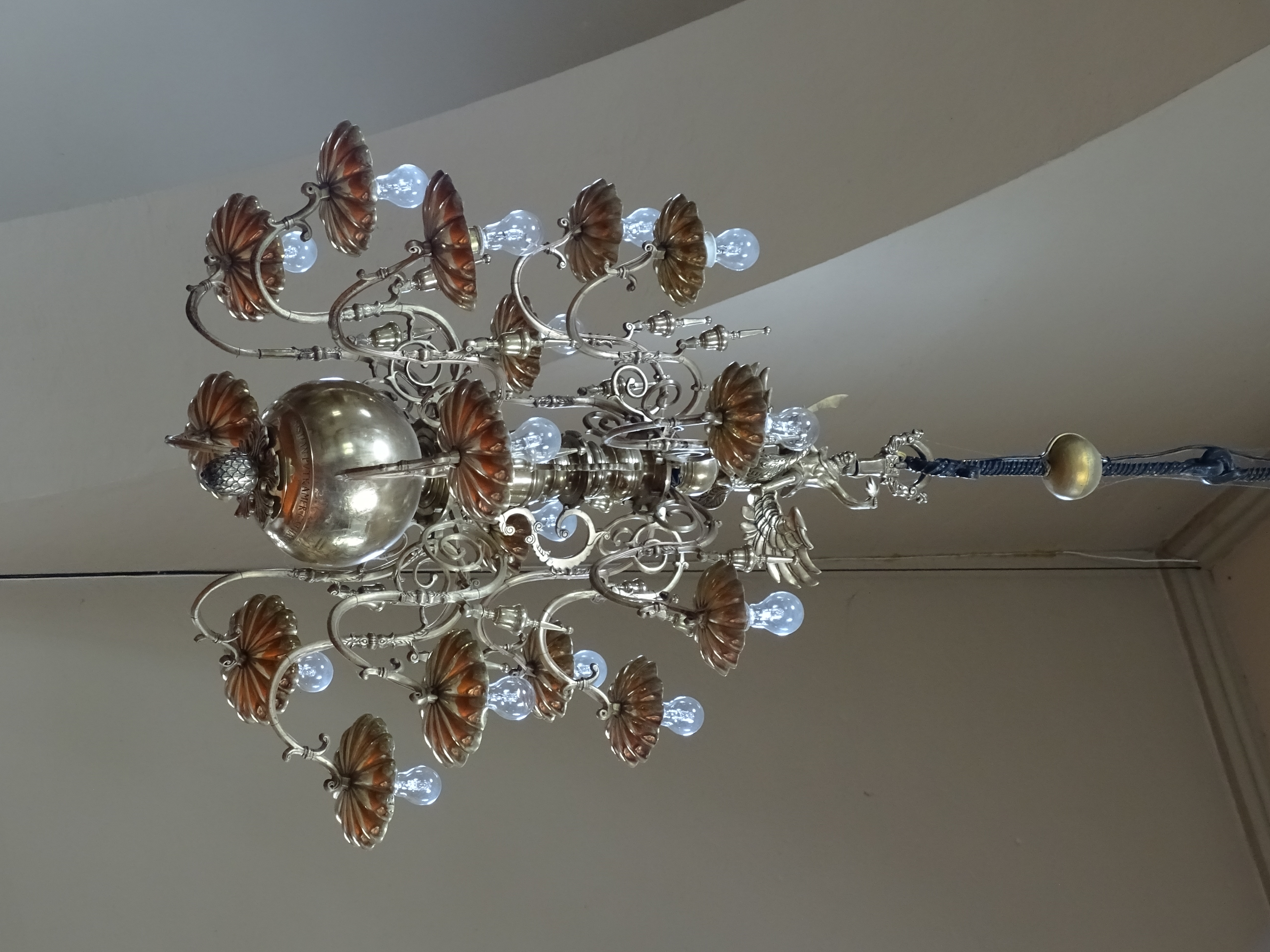 Chandelier, 2nd half of 17th c. , Saldus Evangelical Lutheran Church. Photo by Alantė Valtaitė-Gagač , 2021