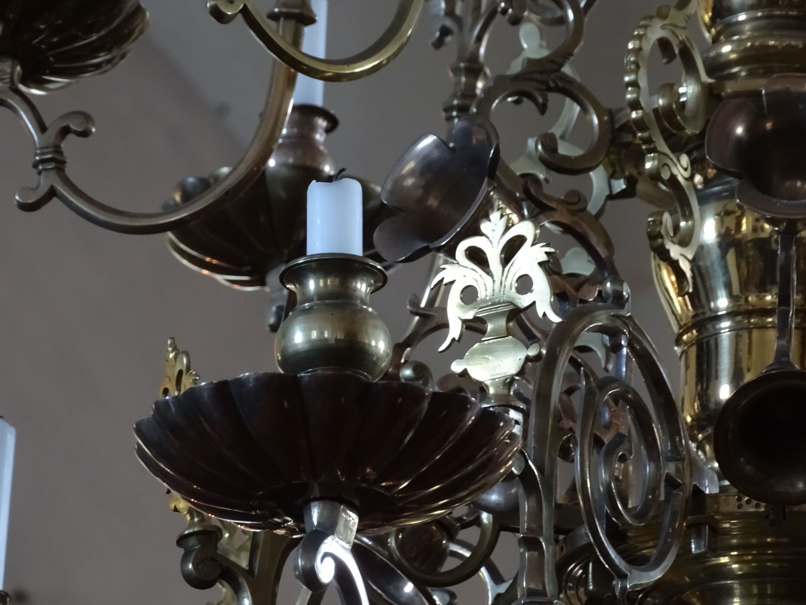 Fragment of the chandelier, 1687, Nurme Evangelical Lutheran Church. Photo by Alantė Valtaitė-Gagač, 2021