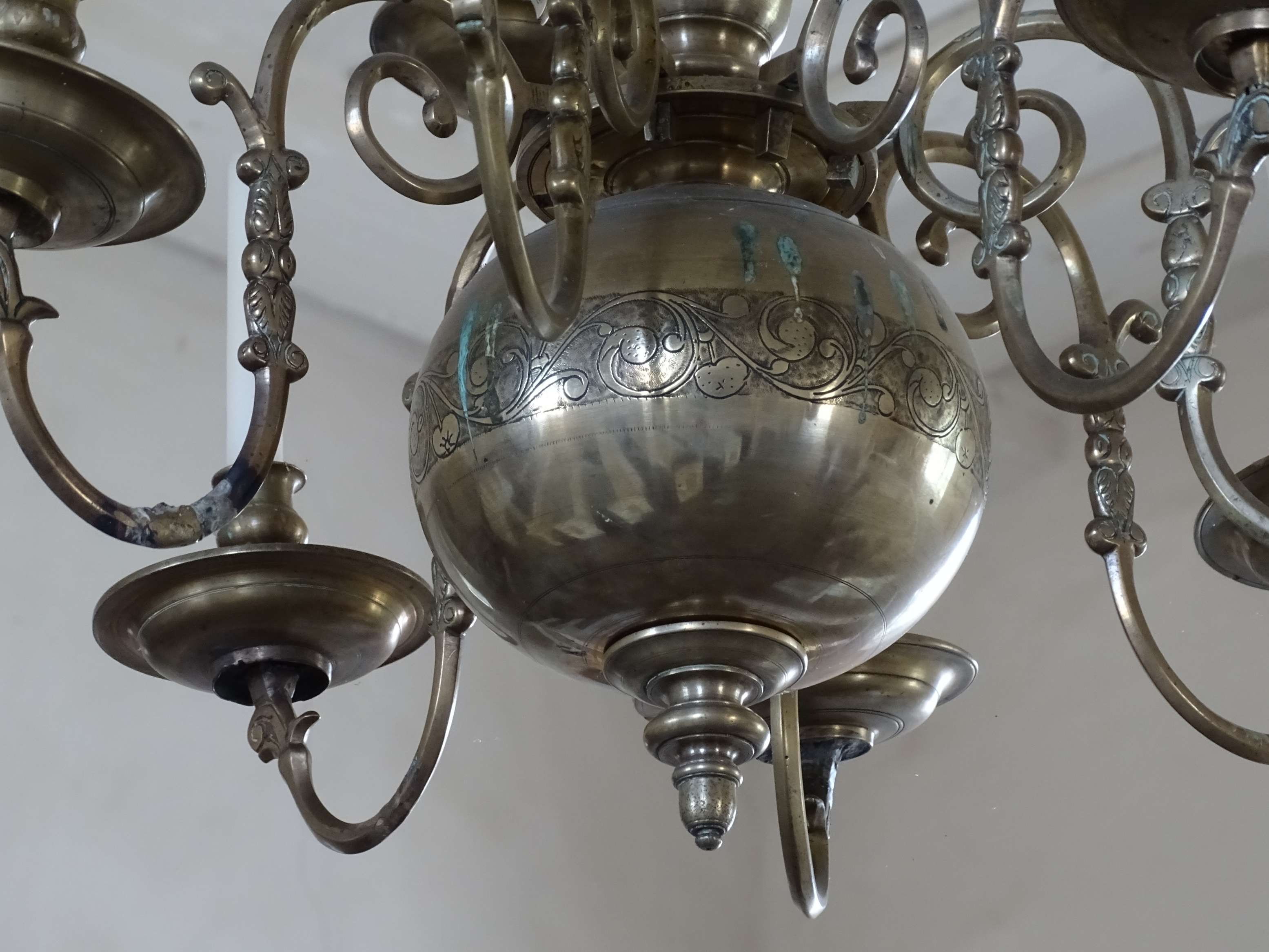 Fragment of the chandelier, 2nd half of XVII c. – XVIII c., Strazde Evangelical Lutheran Church. Photo by Alantė Valtaitė-Gagač , 2021