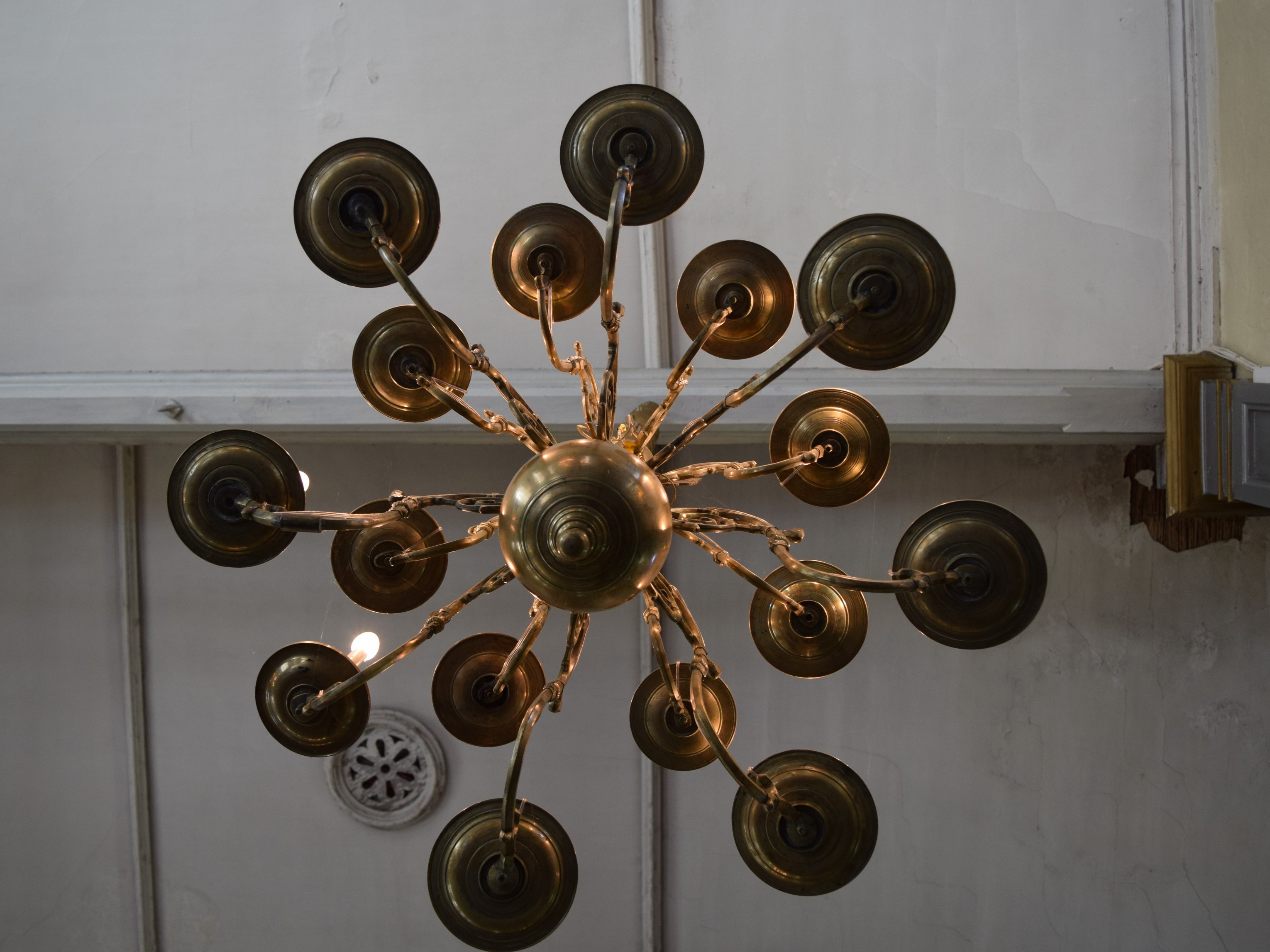 Chandelier, 2nd half of 17th c.-18th c., Sabile Evangelical Lutheran Church. Photo by Alantė Valtaitė-Gagač, 2021