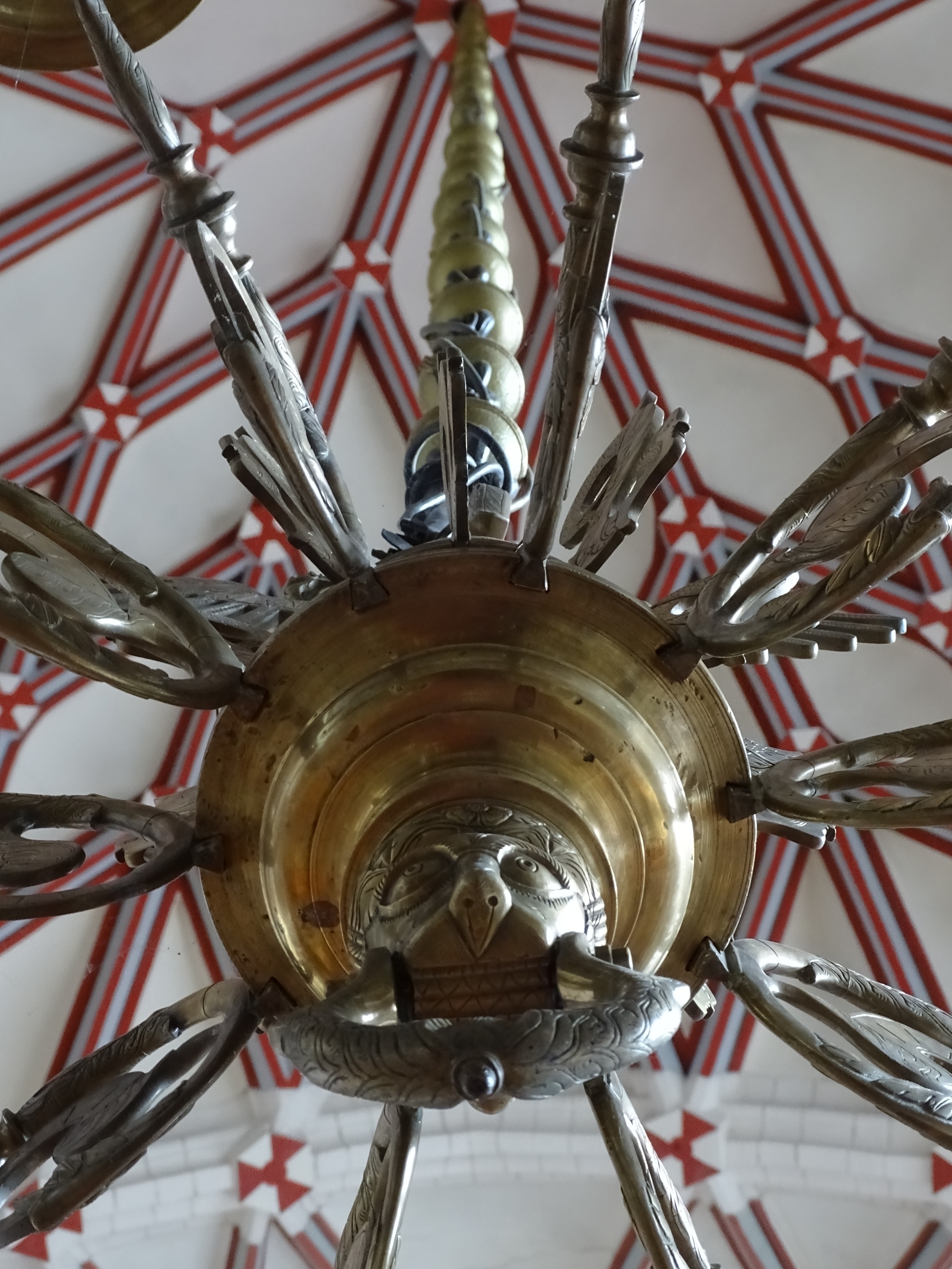 Fragment of the chandelier, 1666, Riga St. John's Evangelical Lutheran Church. Photo by Alantė Valtaitė-Gagač, 2022