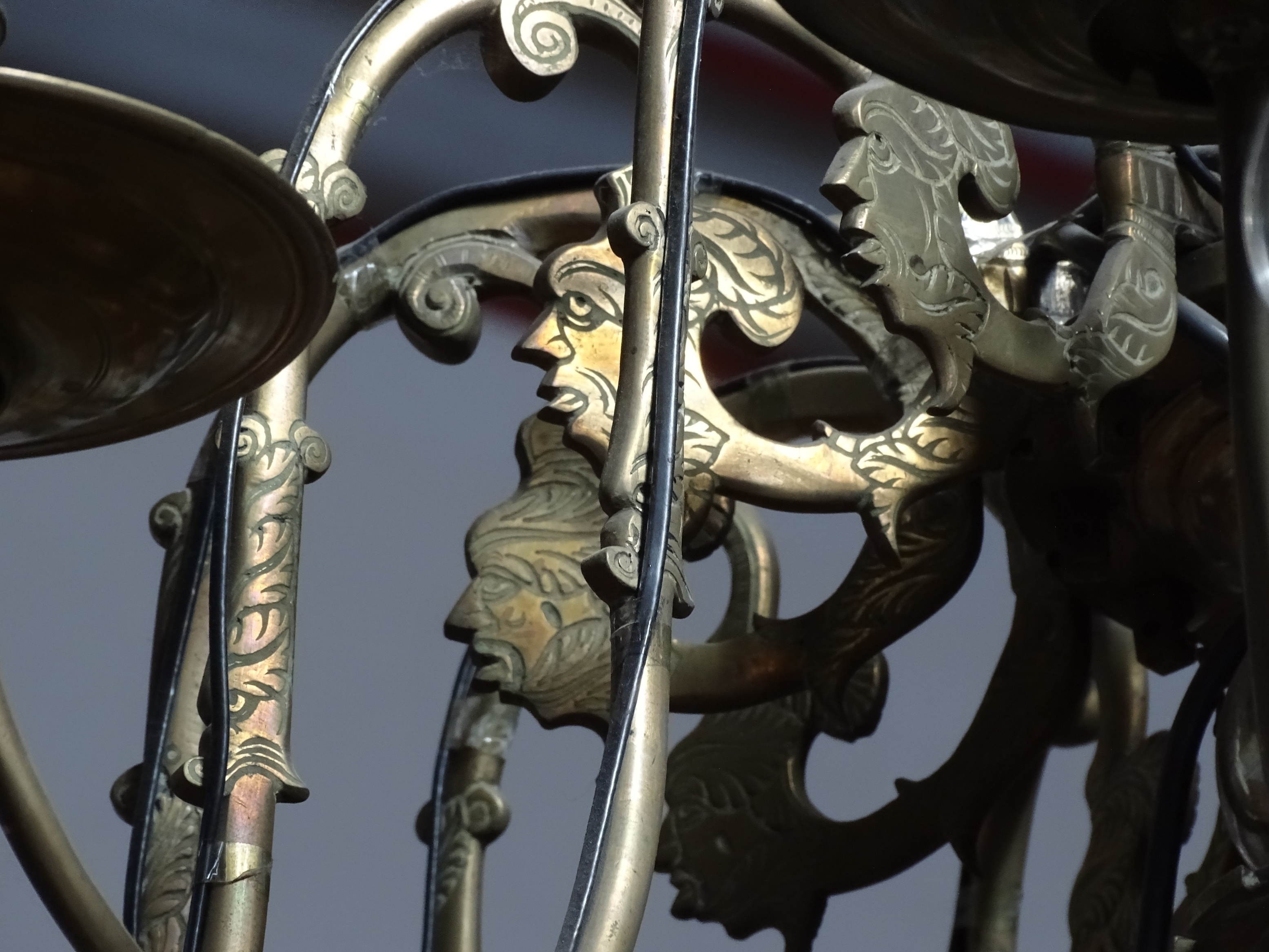 Fragment of the chandelier, 1609, Riga St. John's Evangelical Lutheran Church. Photo by Alantė Valtaitė-Gagač, 2022